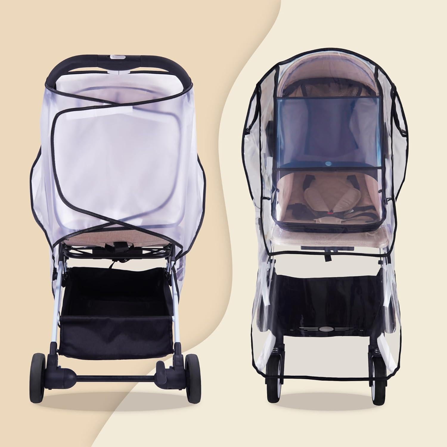 Cubierta de Lluvia Universal Bemece para Cochecito Bebé - Impermeable