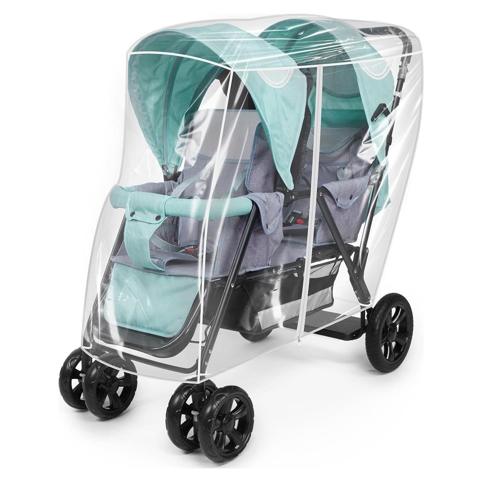 Cubierta para Cochecito Doble PAHTTO Impermeable 39x28cm