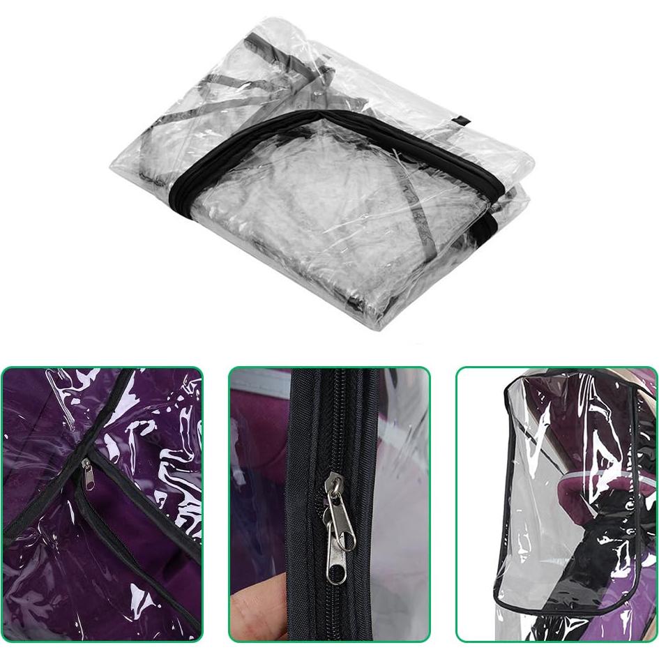 Cubierta de Lluvia Universal para Cochecito PVC Transparente