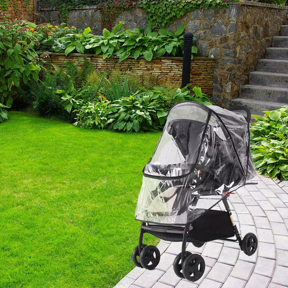 Cubierta de Lluvia Universal para Cochecito PVC Transparente