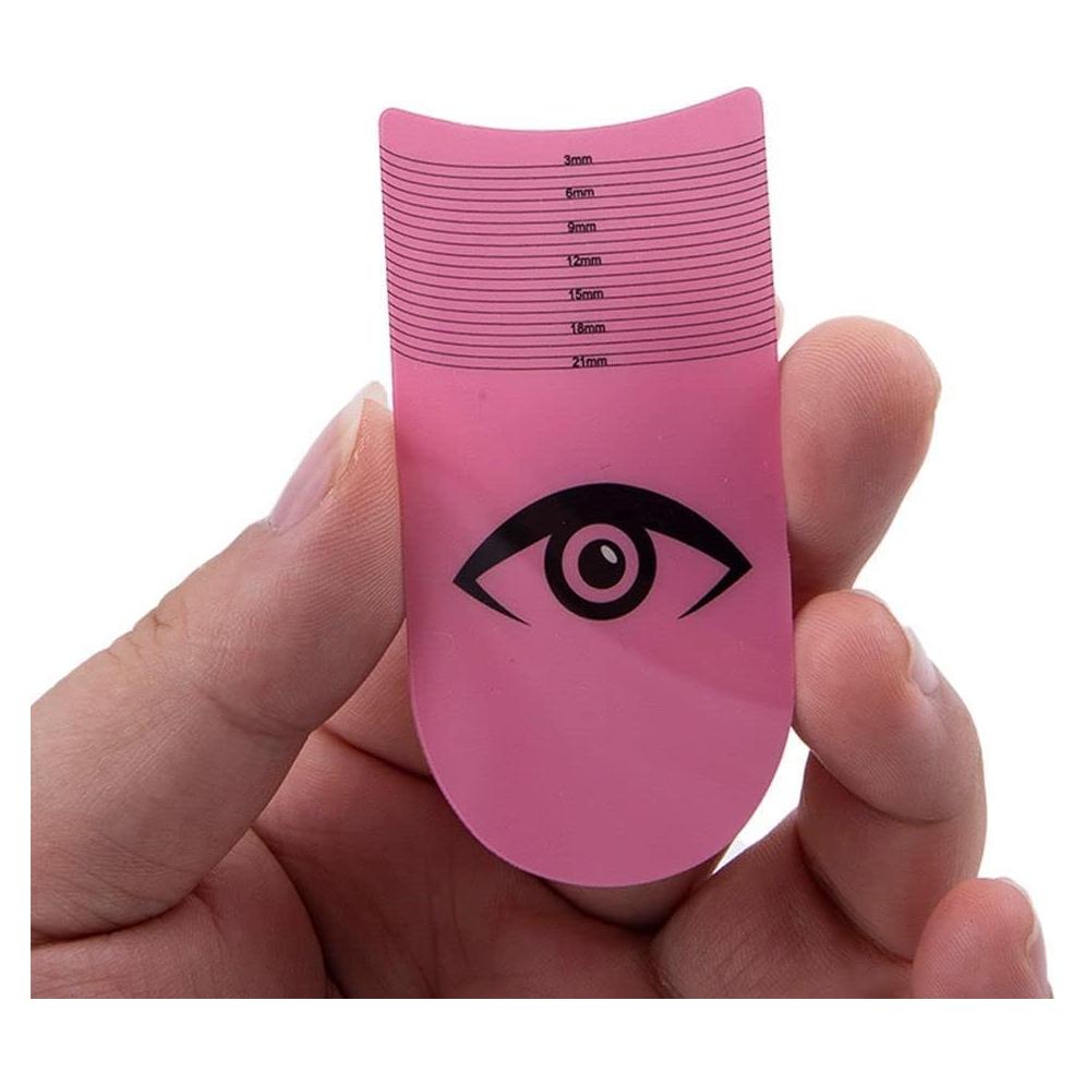 Regla de Medición de Pestañas Profesional Calsgkspray 11x8.2cm