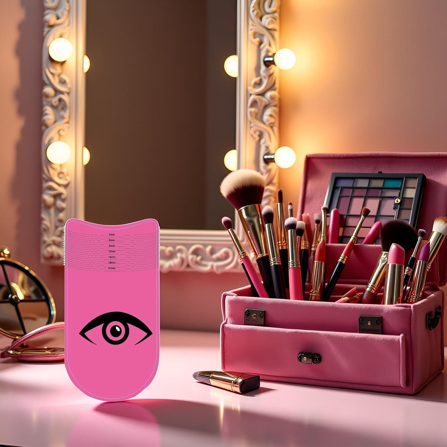 Regla de Medición de Pestañas Profesional Calsgkspray 11x8.2cm