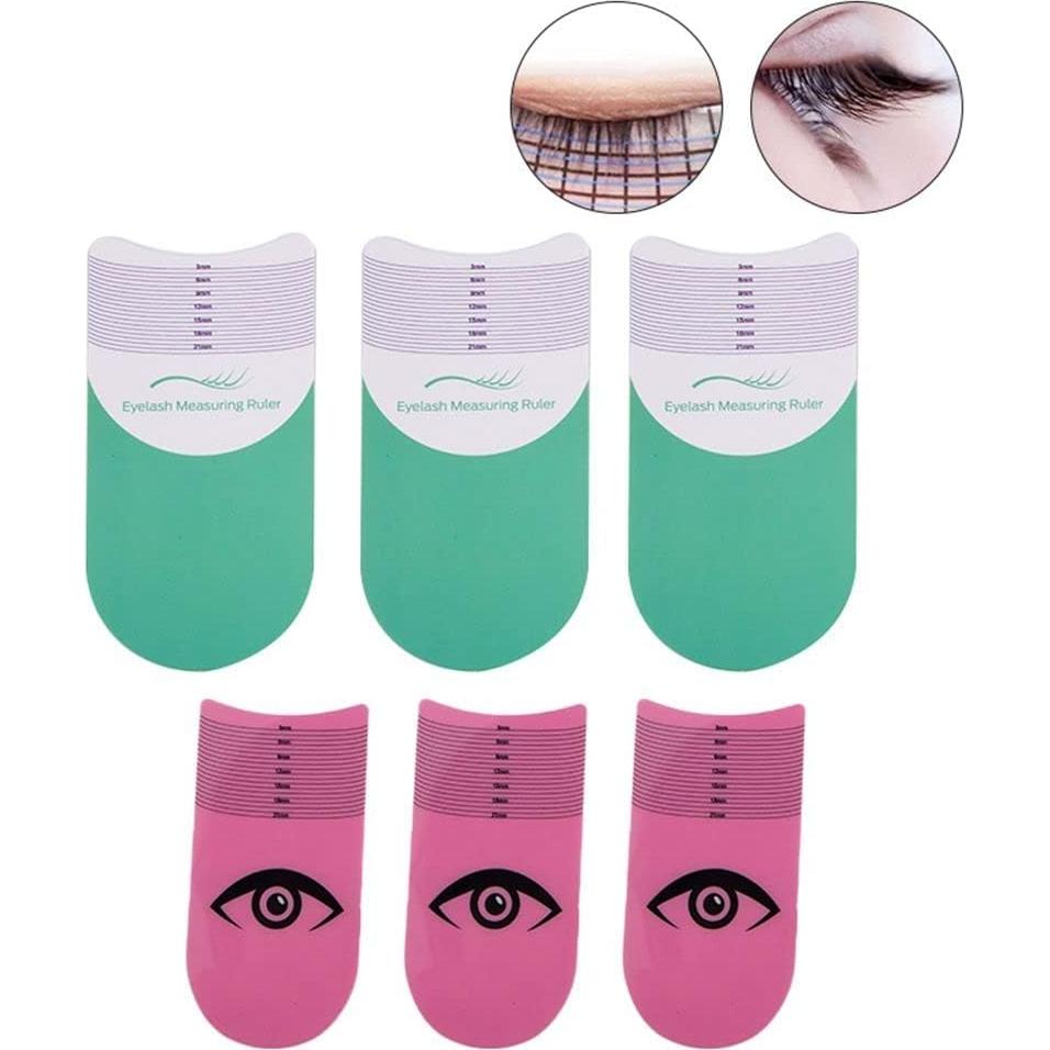 Regla de Medición de Pestañas Profesional Calsgkspray 11x8.2cm