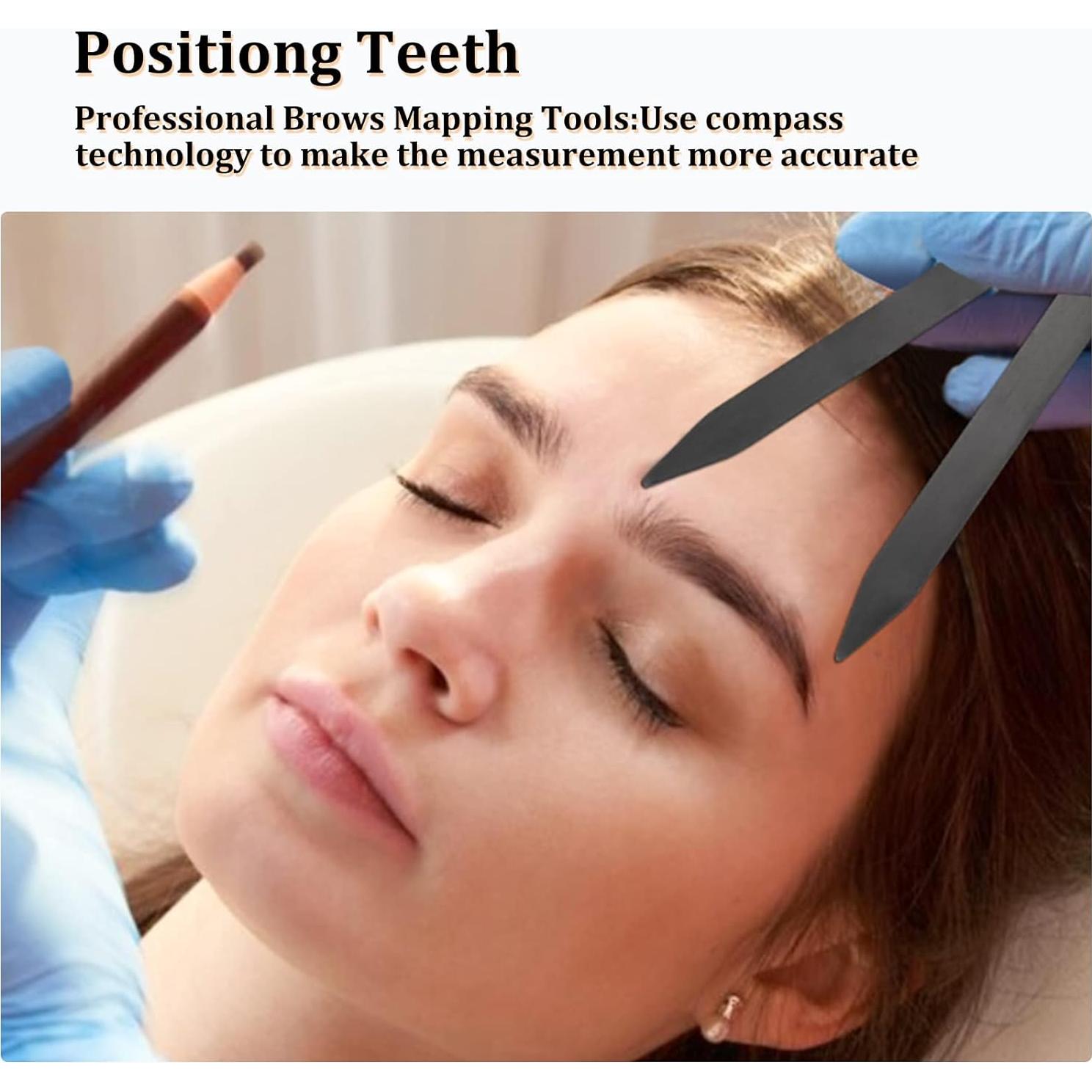 Regla de Cejas Charme Princesse Acero Inoxidable Plata