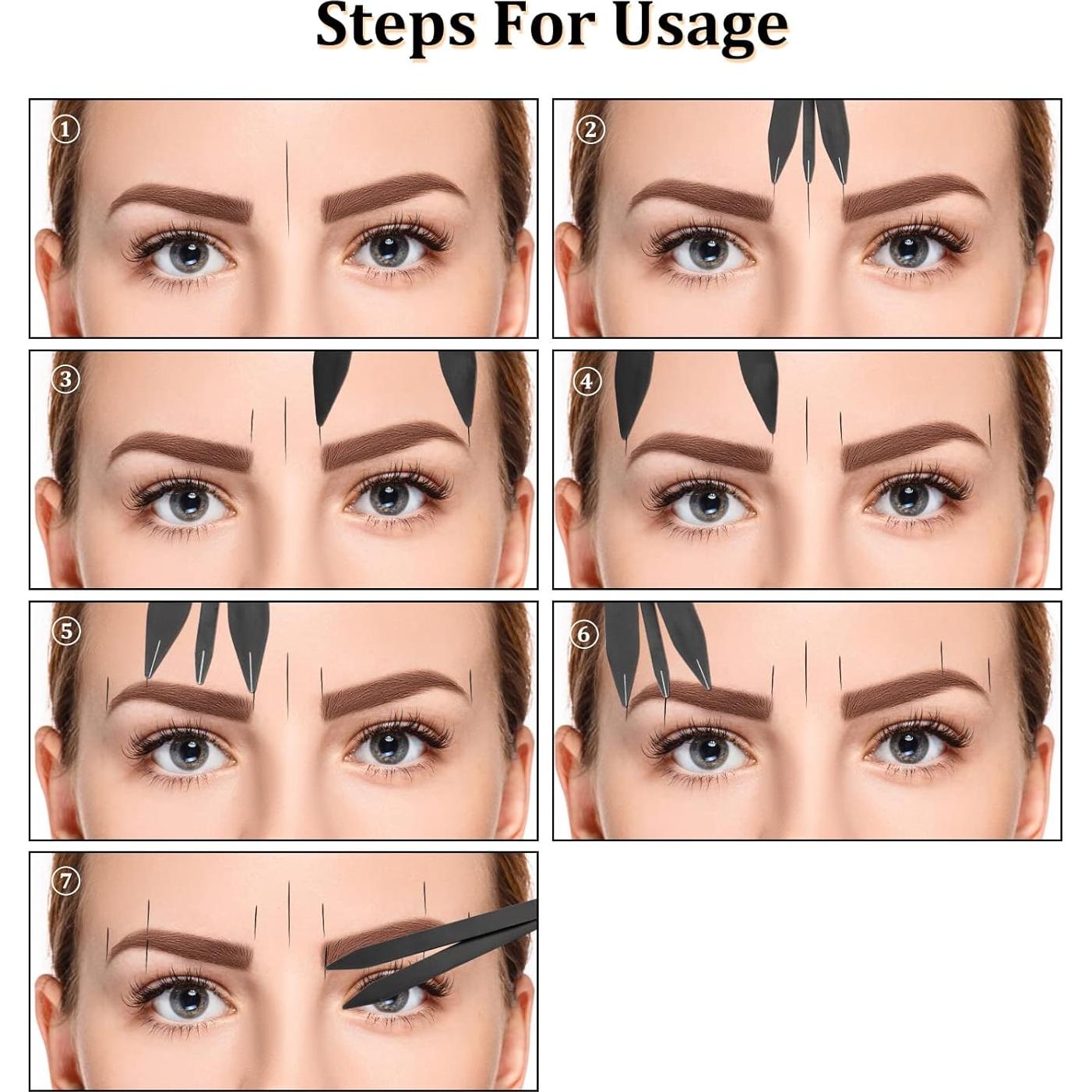 Regla de Cejas Charme Princesse Acero Inoxidable Plata