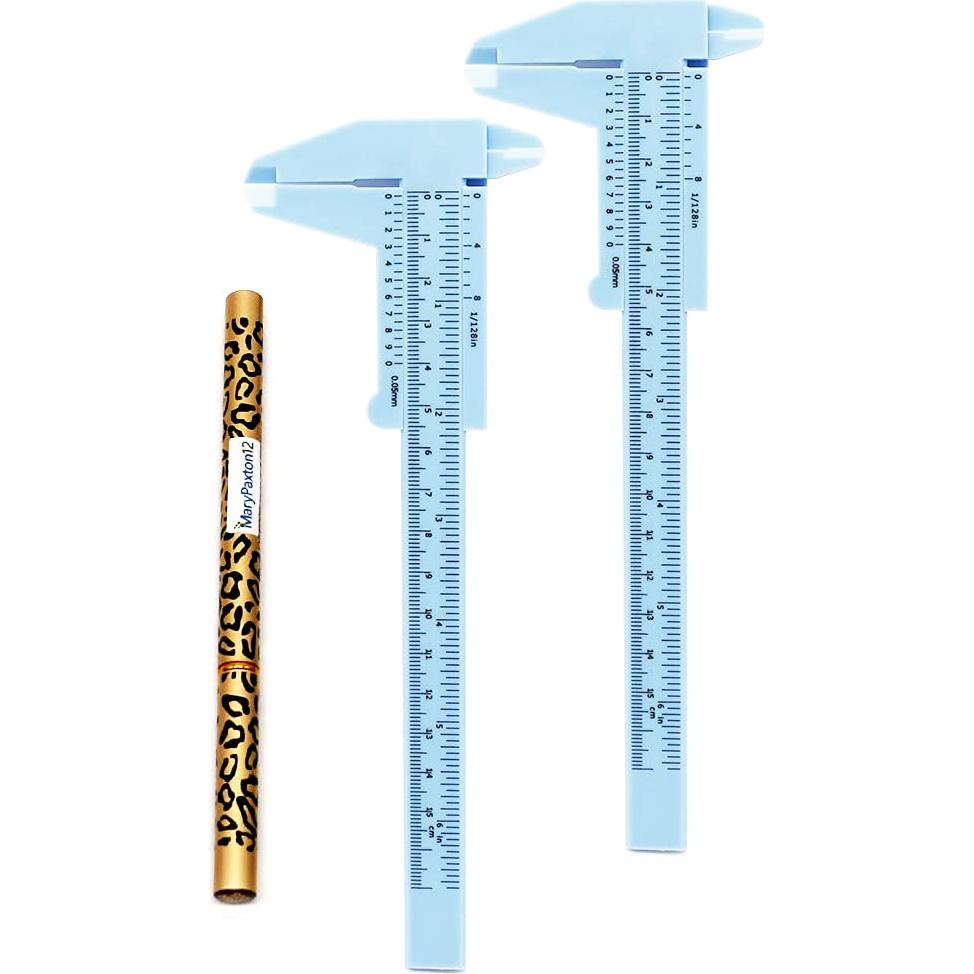 Paquete de 2 reglas de cejas Mary Paxton para microblading