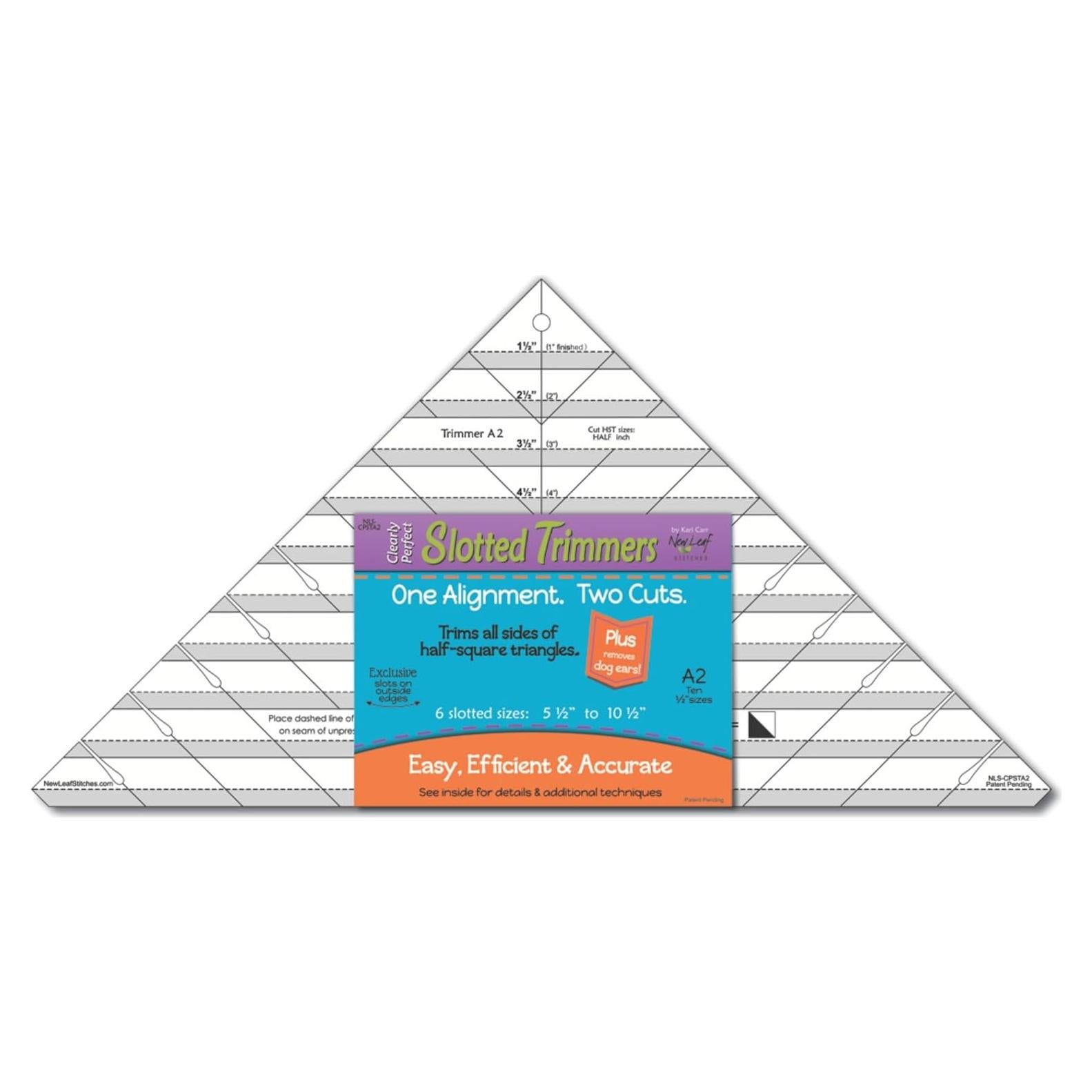 Plantilla de Cortador Ranurado Cleary A2 New Leaf Stitches - 6 Tamaños 5.5 a 10.5 Pulgadas