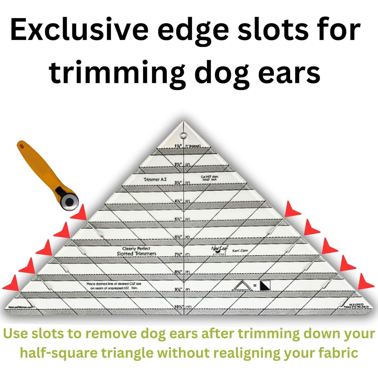 Plantilla de Cortador Ranurado Cleary A2 New Leaf Stitches - 6 Tamaños 5.5 a 10.5 Pulgadas