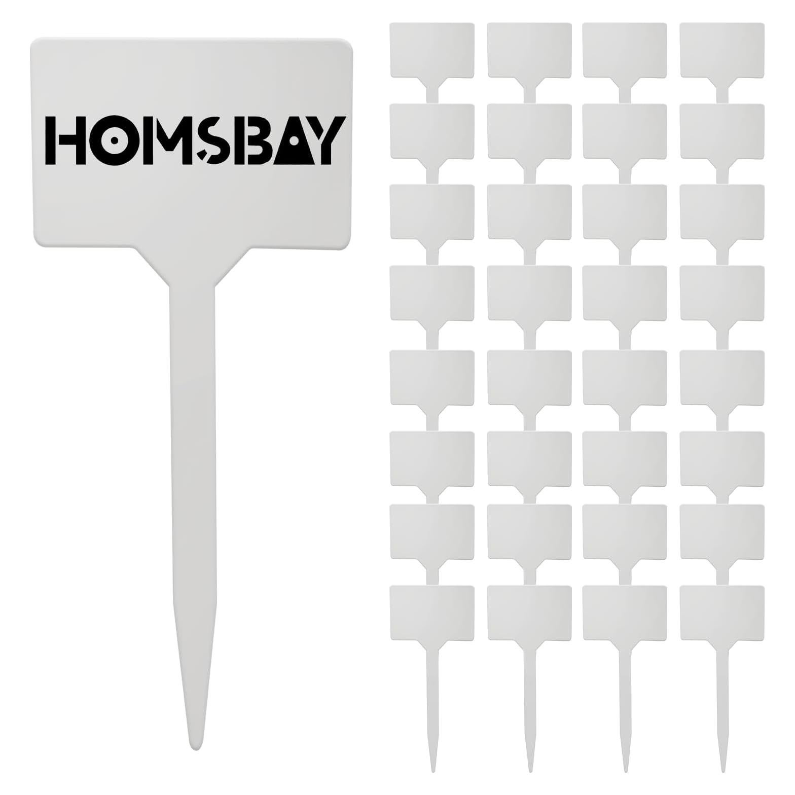 50 Etiquetas de Jardín QIKARA 13 cm Reutilizables Impermeables