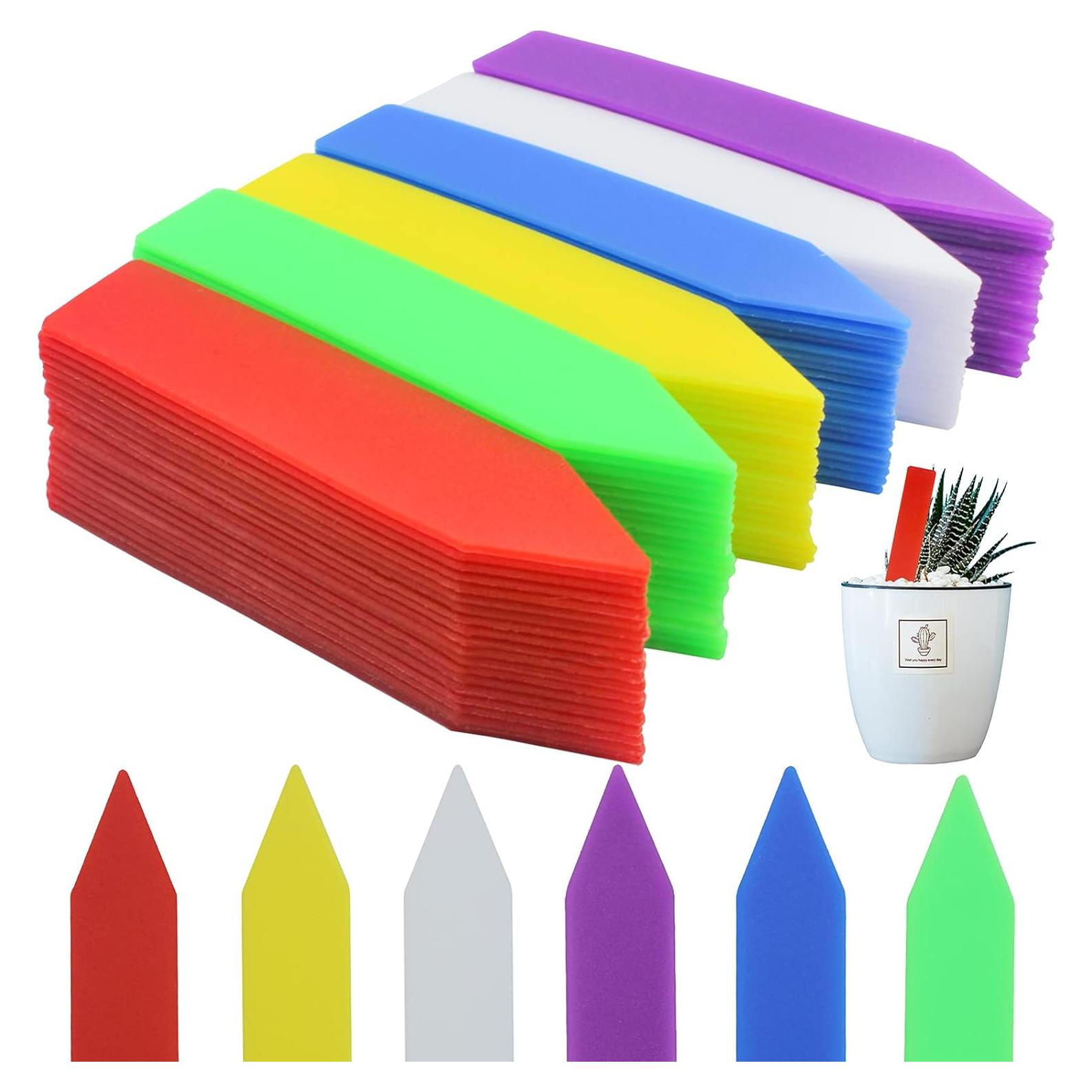 Etiquetas de Plástico para Plantas Mziart 120 Pcs 10 cm Multicolor