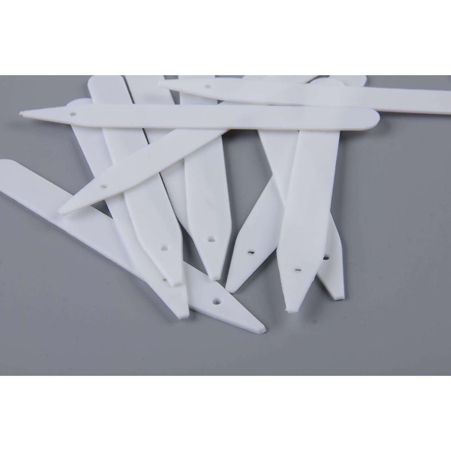 Etiquetas para Plantas Delatanus 200pcs 12cm PVC Blanco