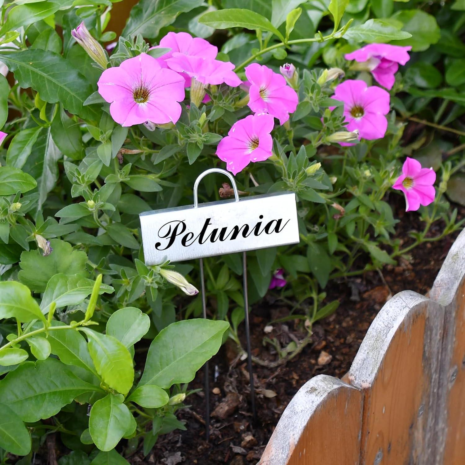 Paquete de 30 Etiquetas de Metal Cureder para Jardín