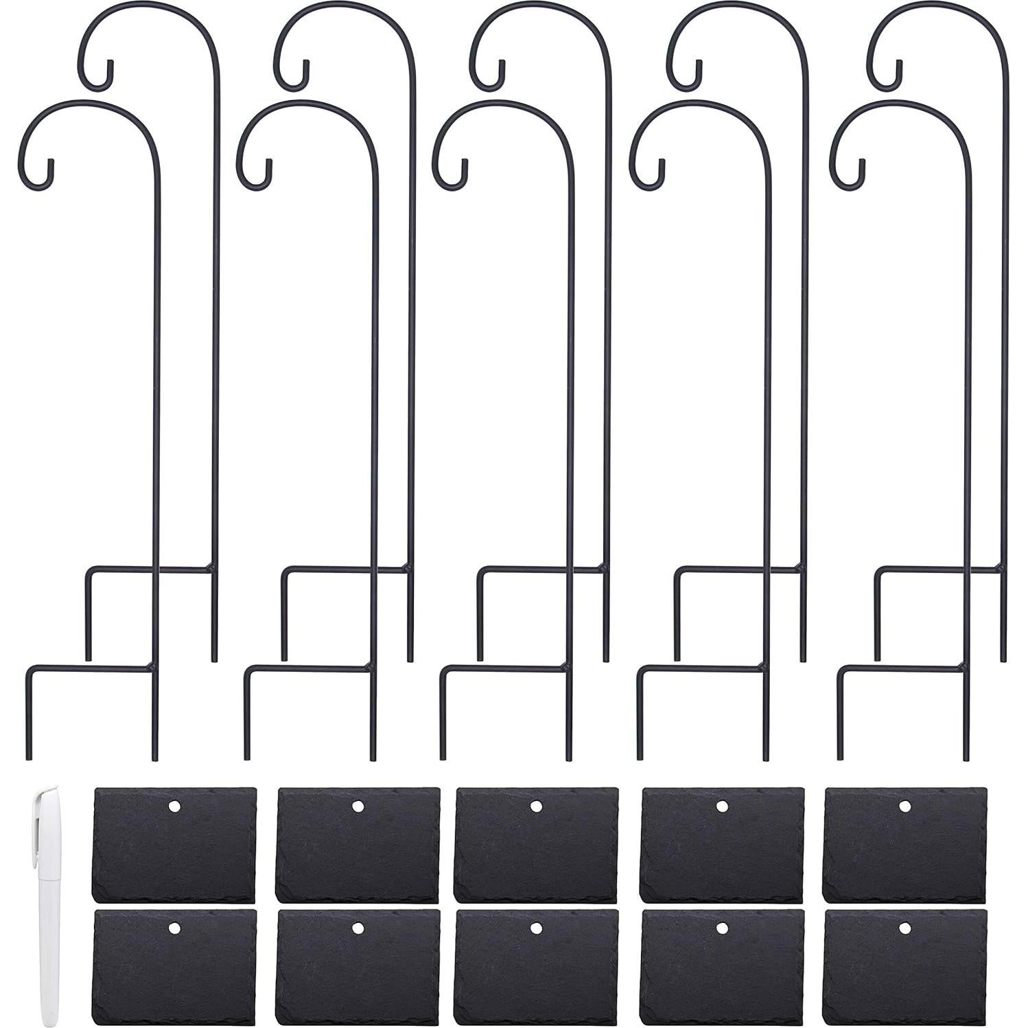 Etiquetas para Plantas FORUP, 10pcs Pizarra Reutilizables