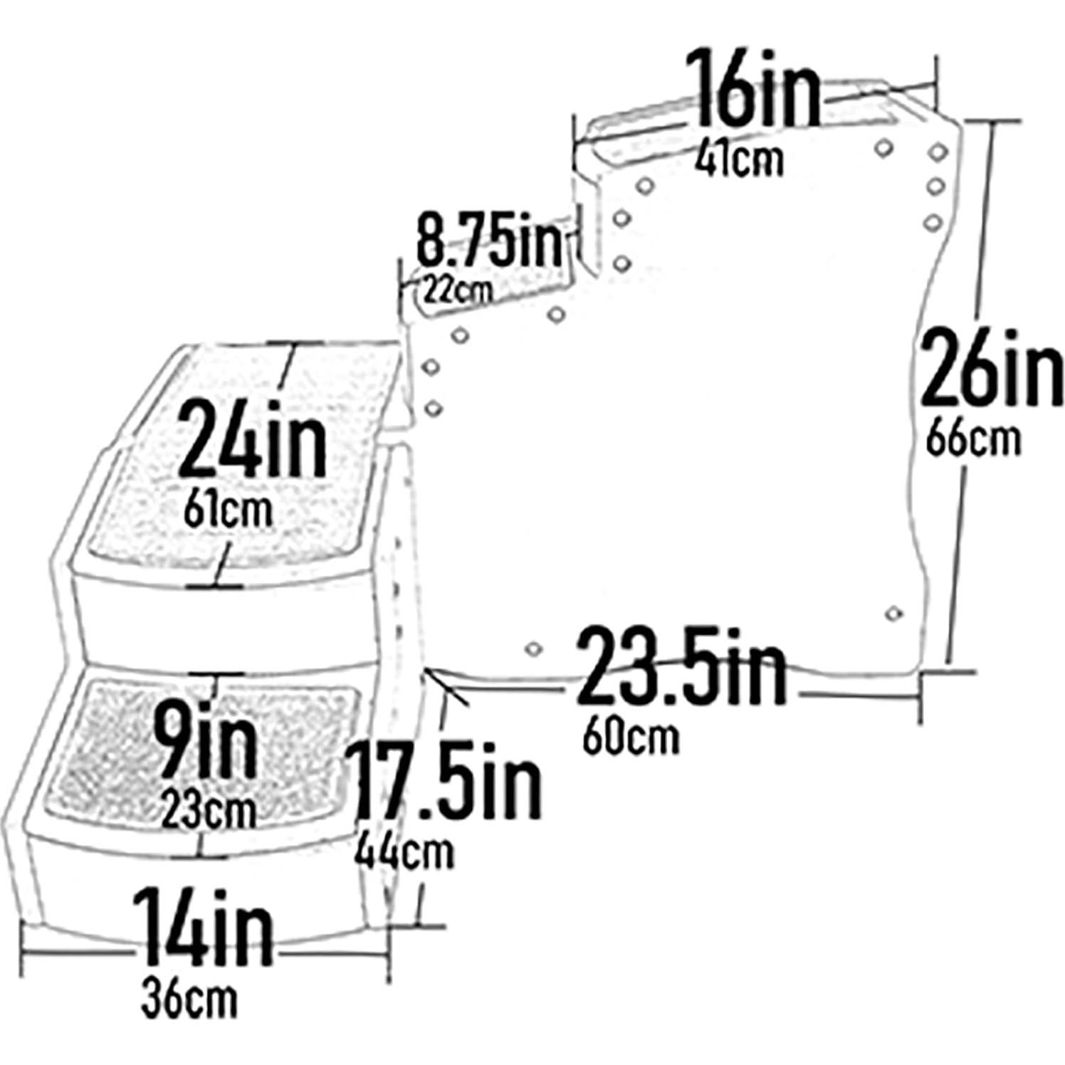 Escalera para Mascotas Pet Gear Easy Step Ajustable 34kg