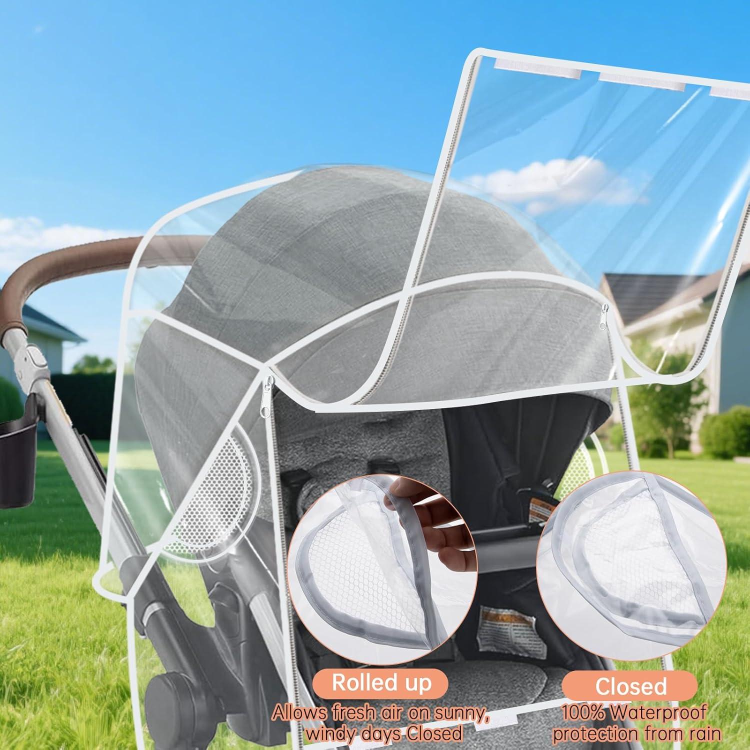 Cubierta de Lluvia Impermeable Graco para Cochecito - Protección Total