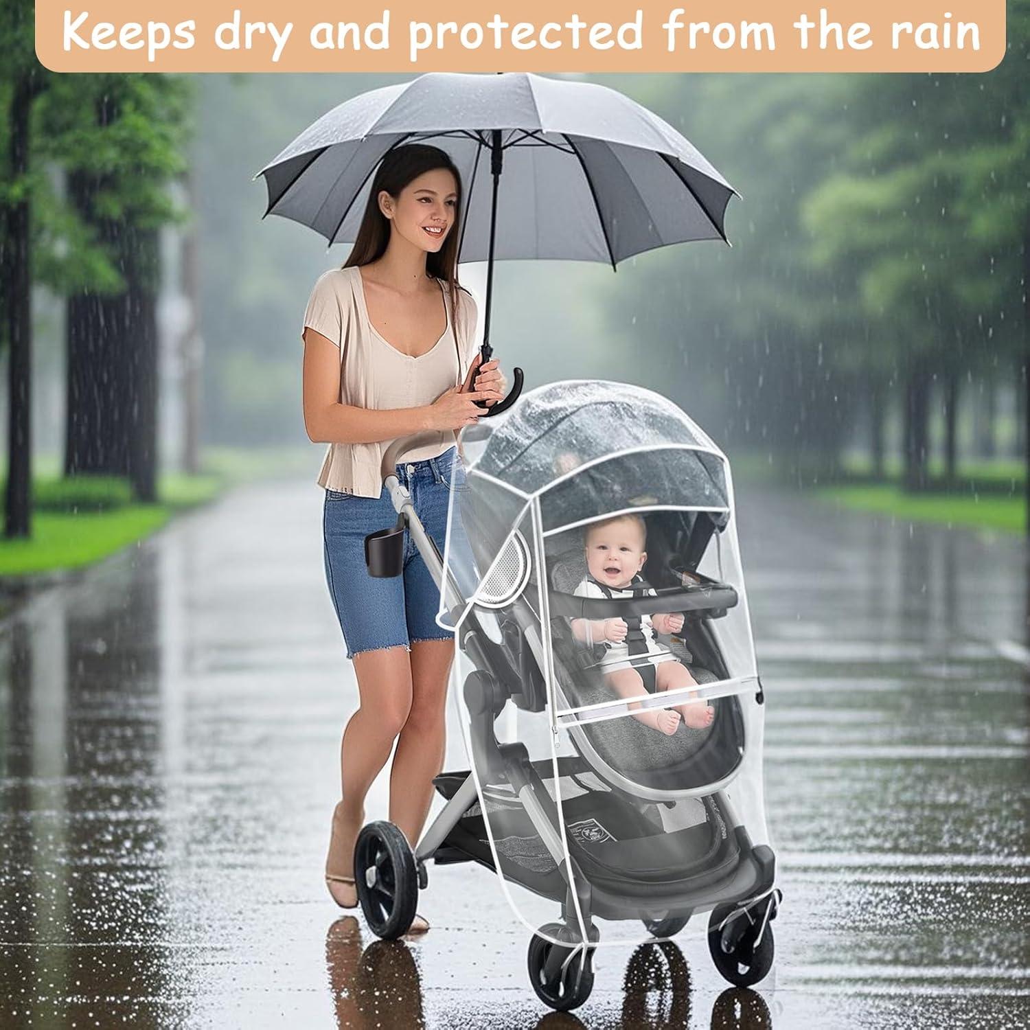 Cubierta de Lluvia Impermeable Graco para Cochecito - Protección Total