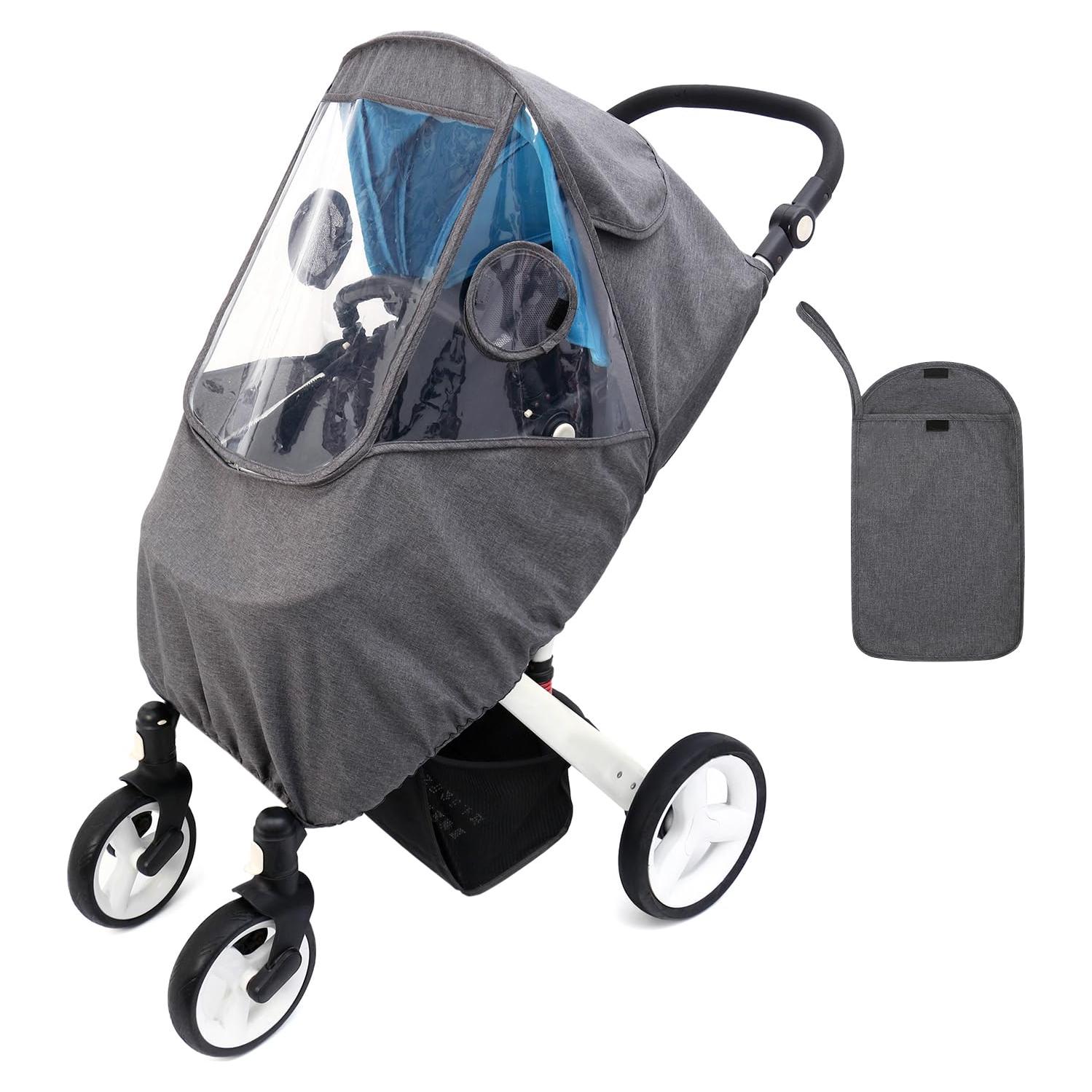 Cubierta de Lluvia Universal Miracle Baby para Cochecito Gris