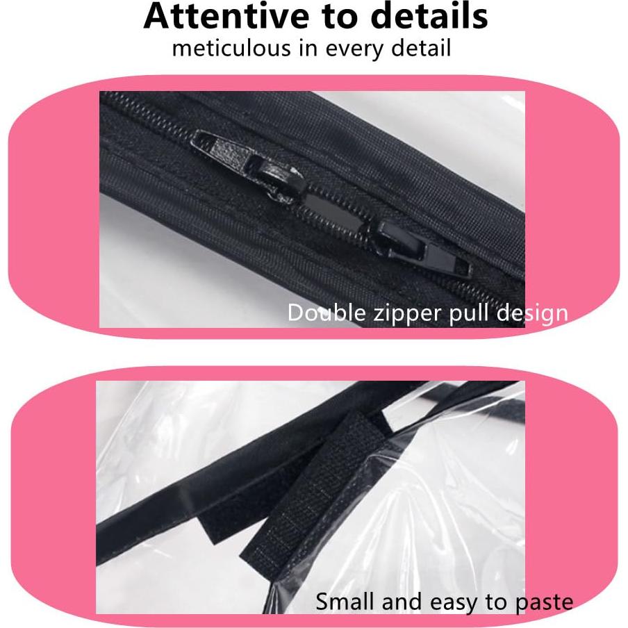 Cubierta de Lluvia para Carrito de Mascotas EVA - Plegable y Transparente