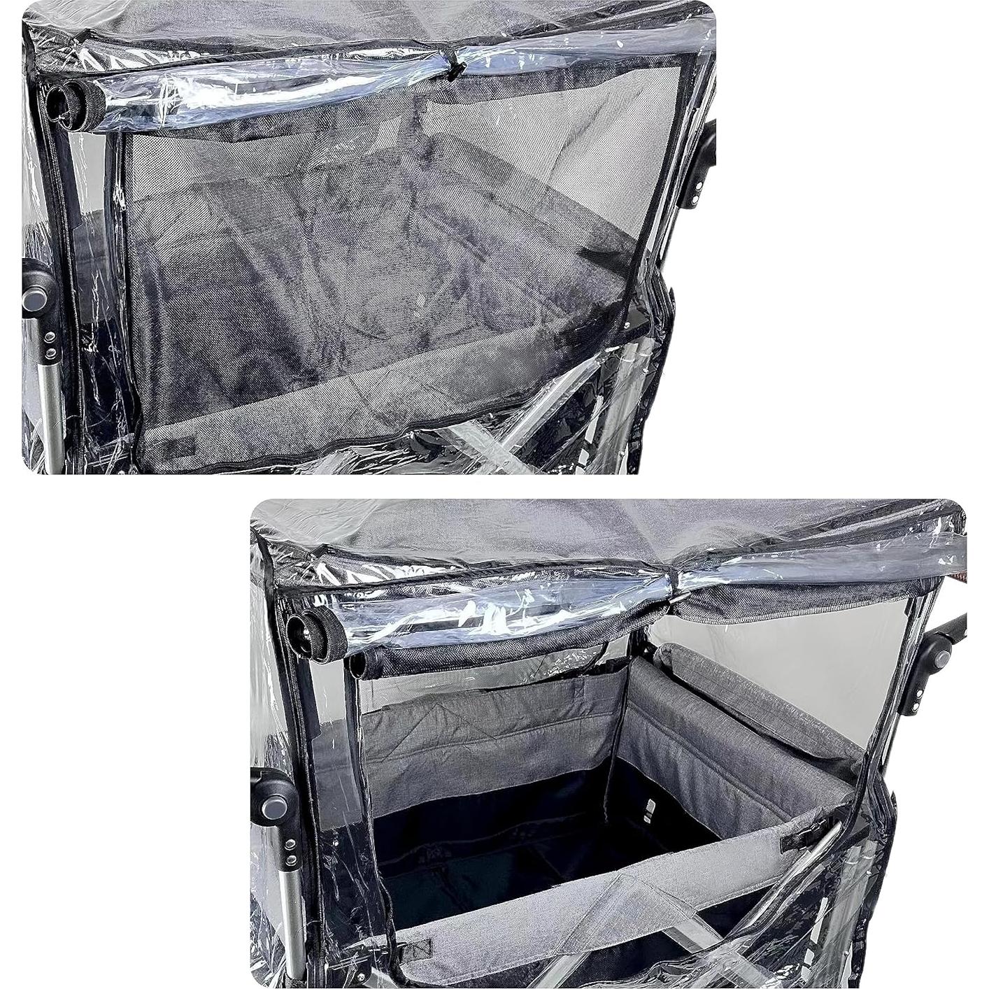 Cubierta de Lluvia Grande para Cochecito 2 en 1 con Ventana