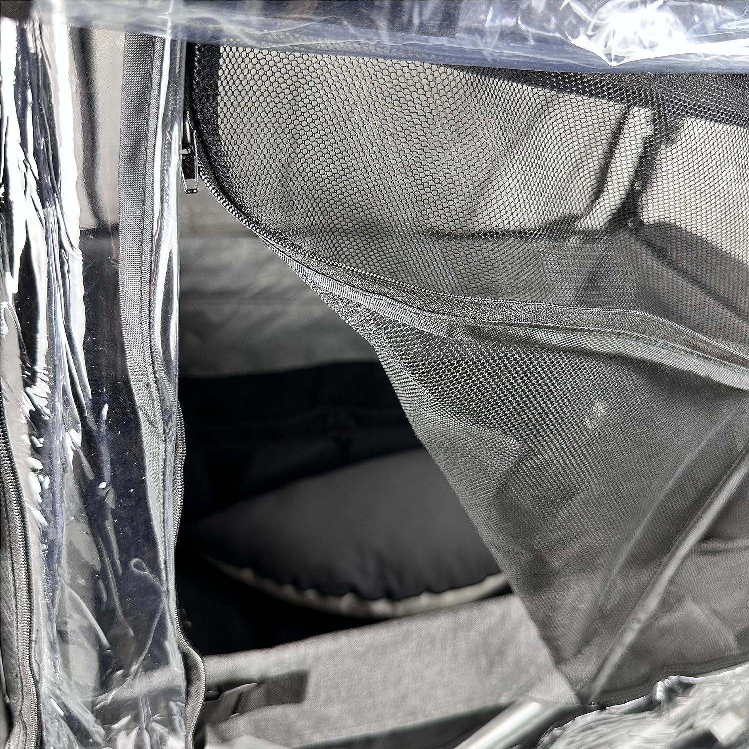 Cubierta de Lluvia Grande para Cochecito 2 en 1 con Ventana