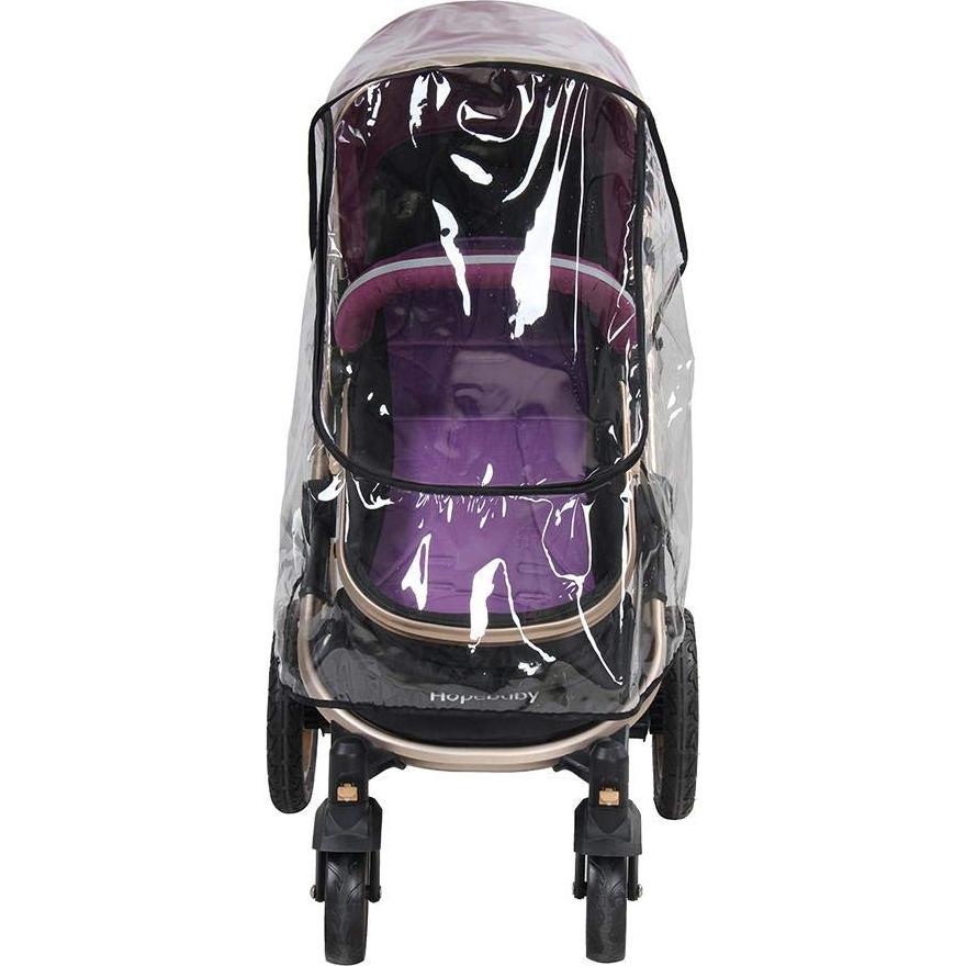 Cubierta de Lluvia Universal para Cochecito de Bebé PVC Transparente