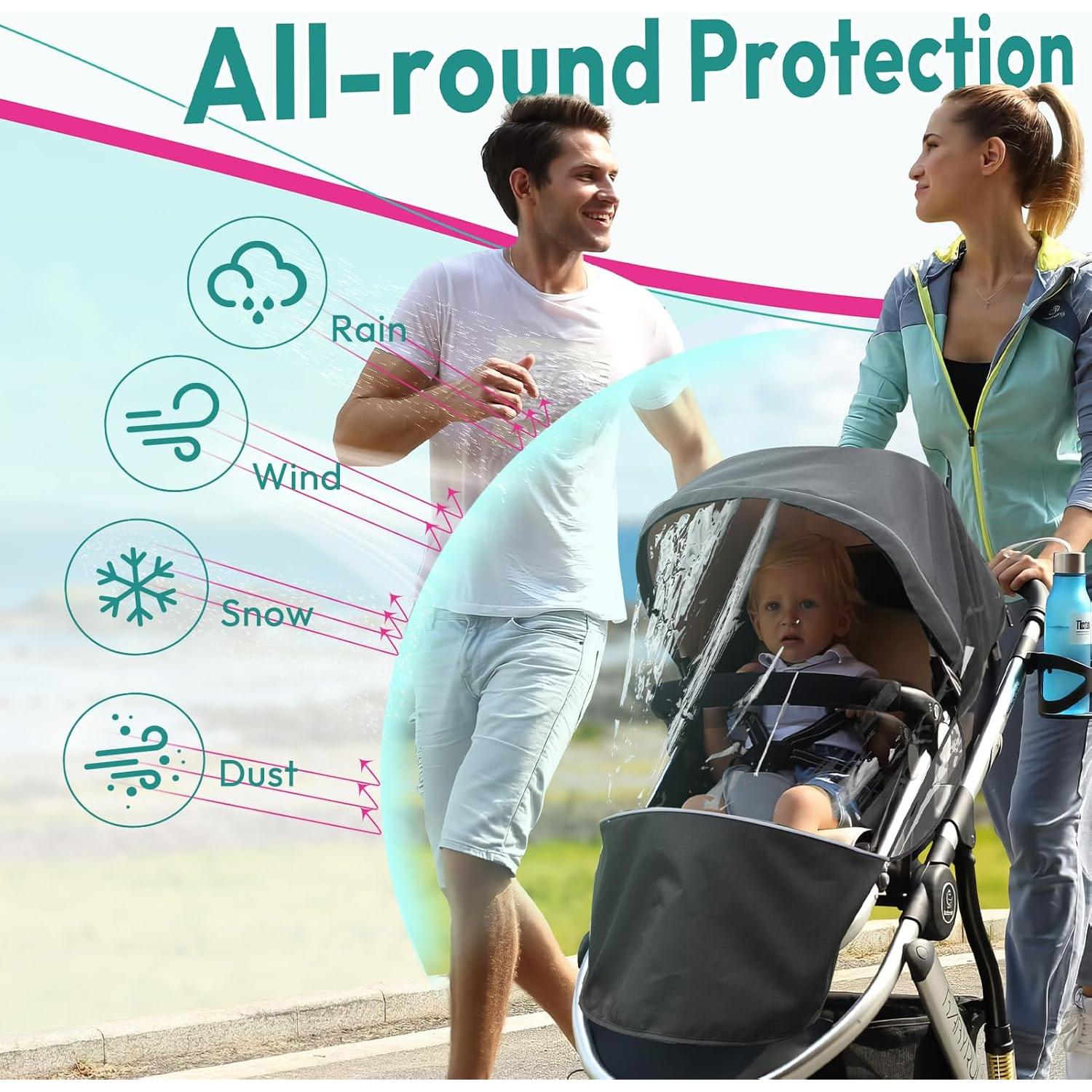 Cubierta de Lluvia UPPAbaby Vista/Cruz - Protección Completa