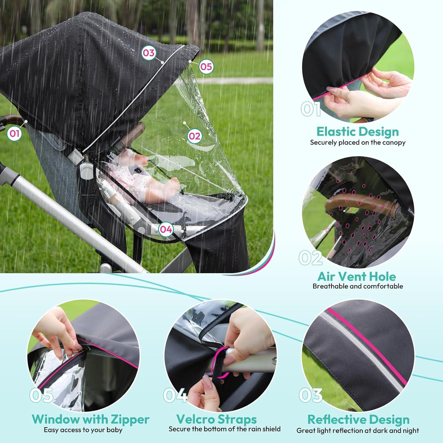 Cubierta de Lluvia UPPAbaby Vista/Cruz - Protección Completa
