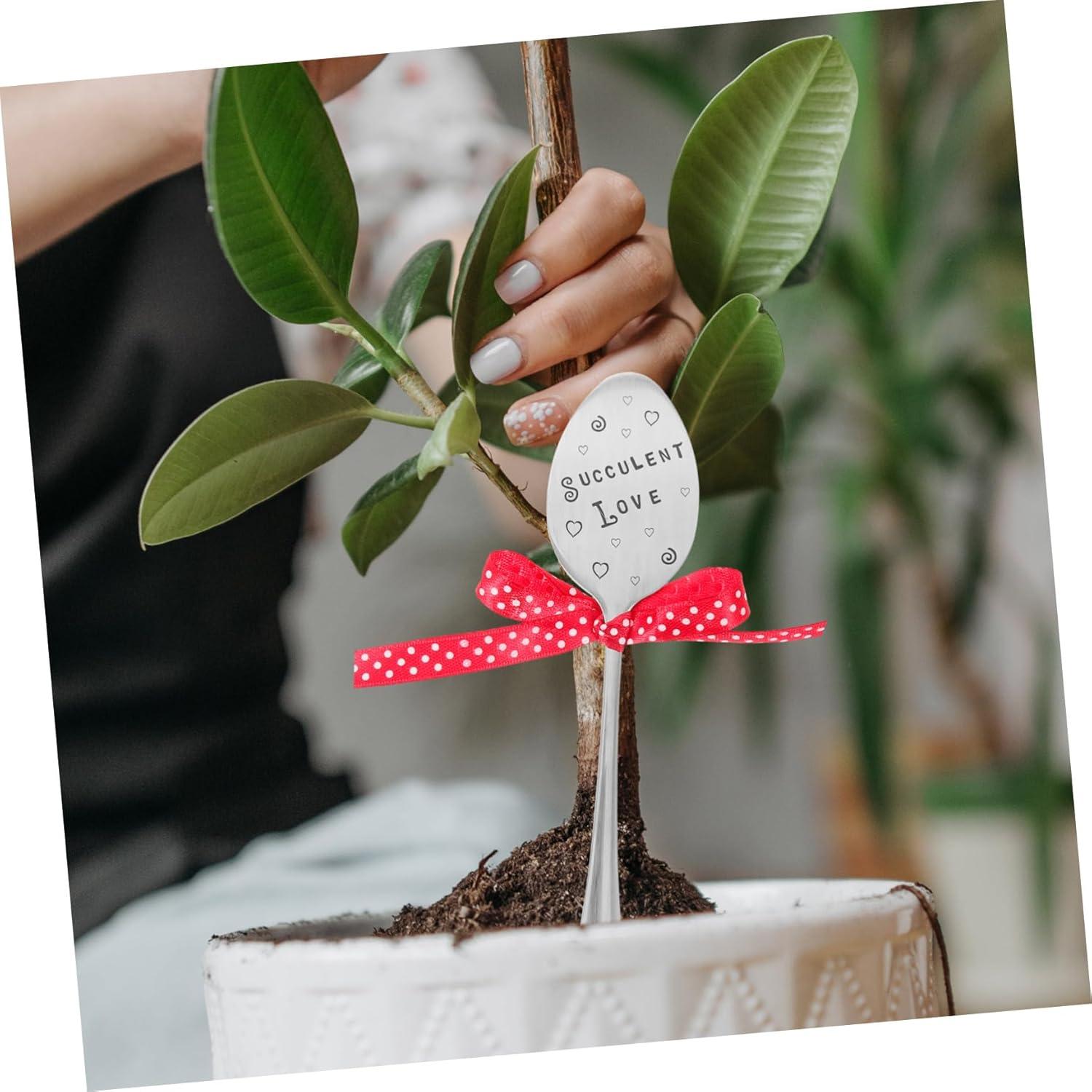 Marcadores de Plantas de Jardín Totority Hierro Plateado 17.5cm