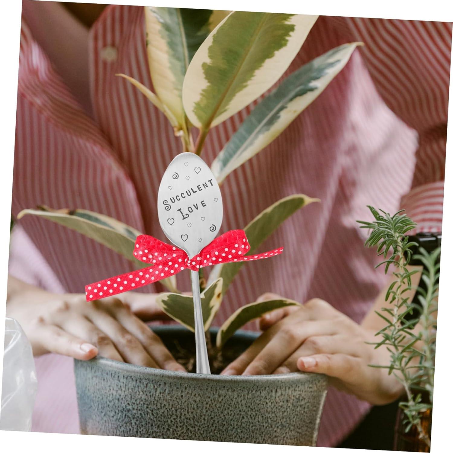 Marcadores de Plantas de Jardín Totority Hierro Plateado 17.5cm