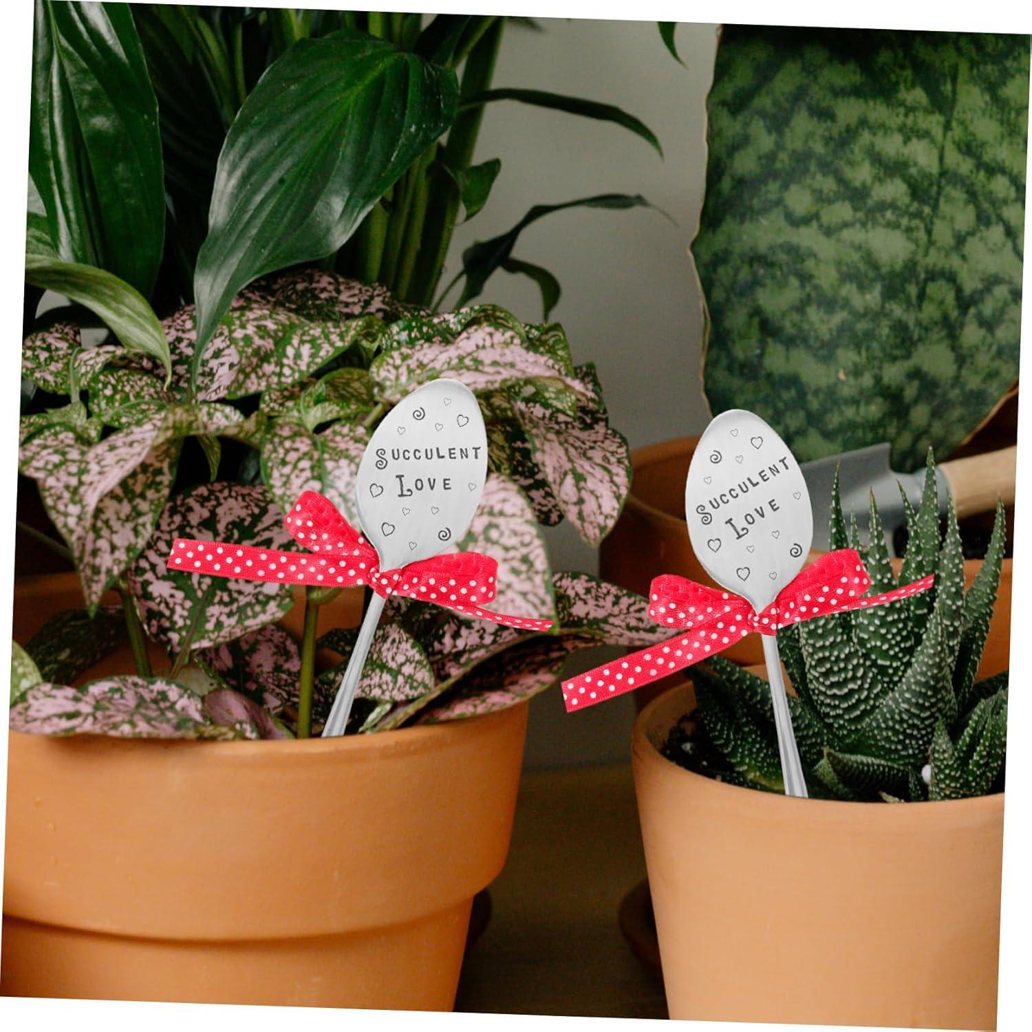 Marcadores de Plantas de Jardín Totority Hierro Plateado 17.5cm