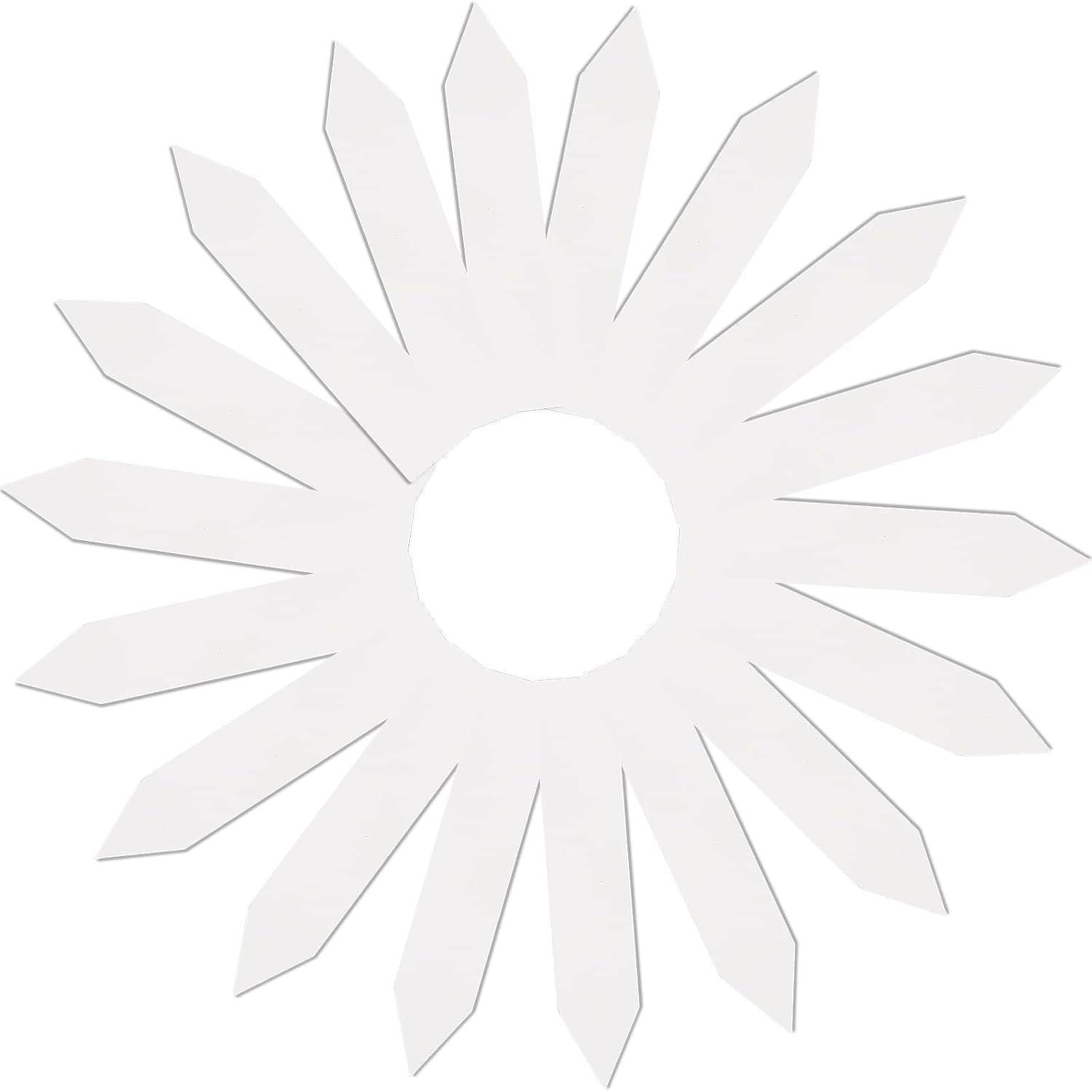 Etiquetas de Plantas Blancas 1000 Pcs Foraineam 10x2 cm