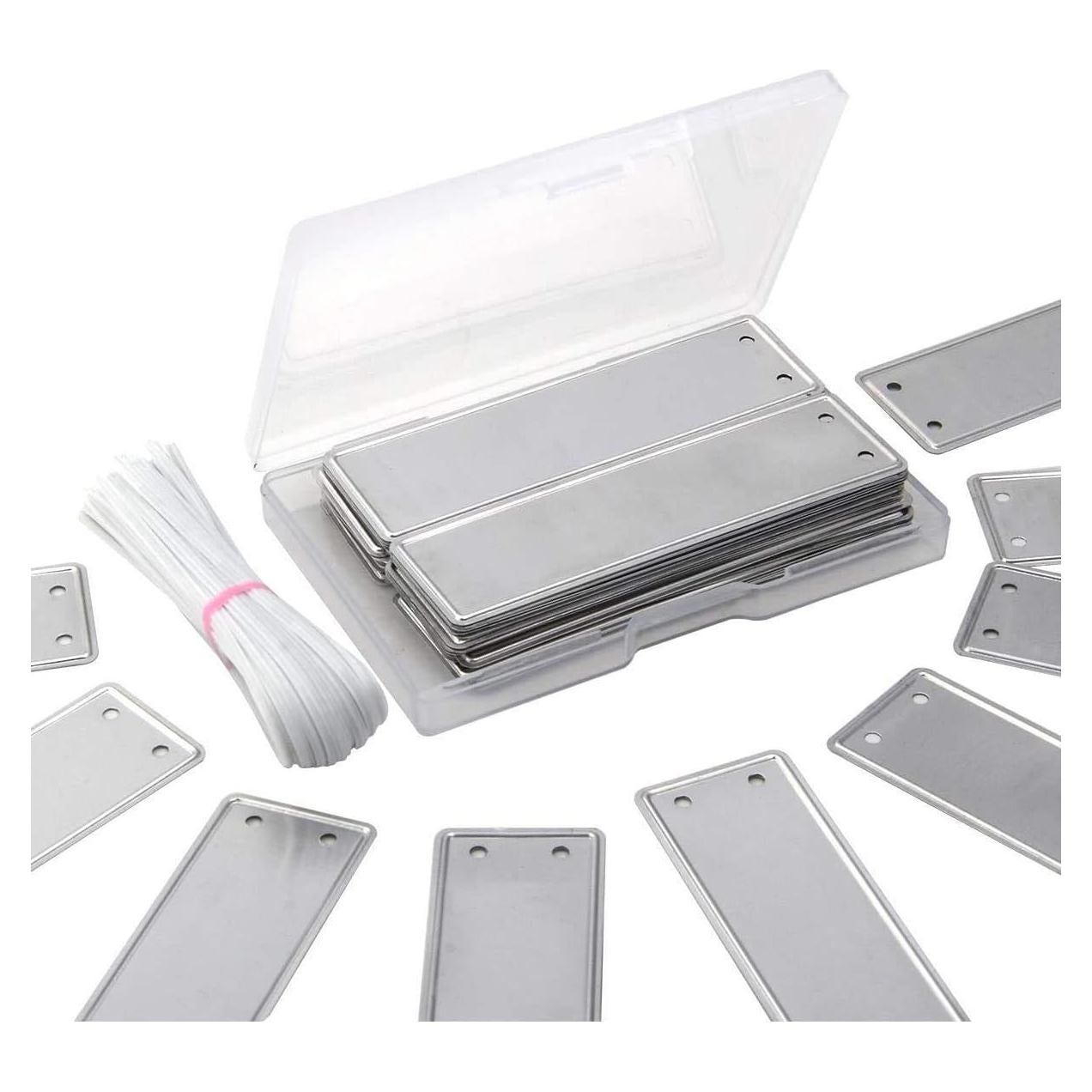 Etiquetas de Plantas Coolrunner de Aluminio 100 Pcs 6 cm