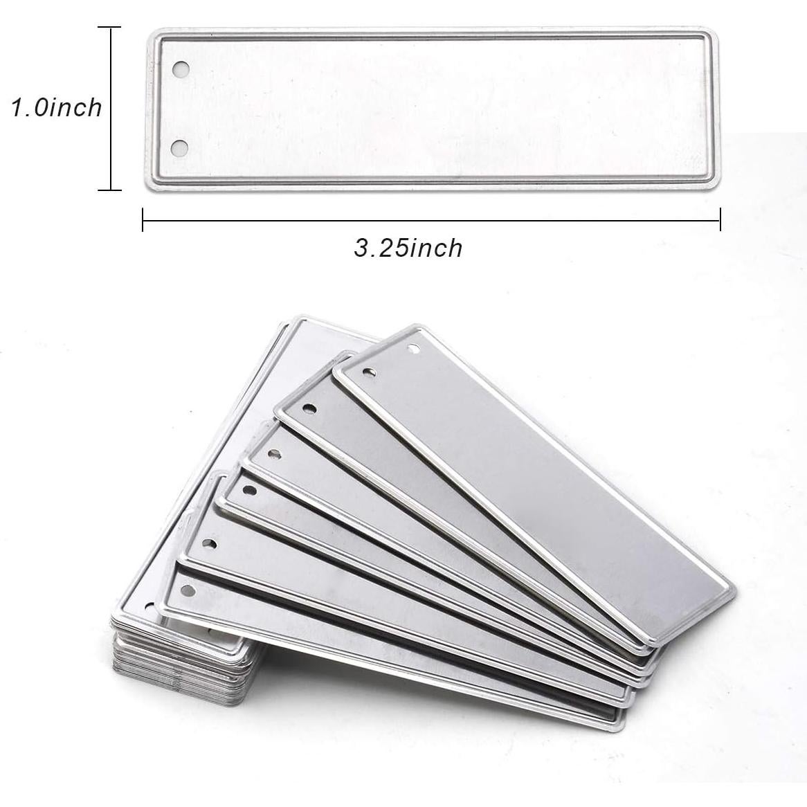 Etiquetas de Plantas Coolrunner de Aluminio 100 Pcs 6 cm