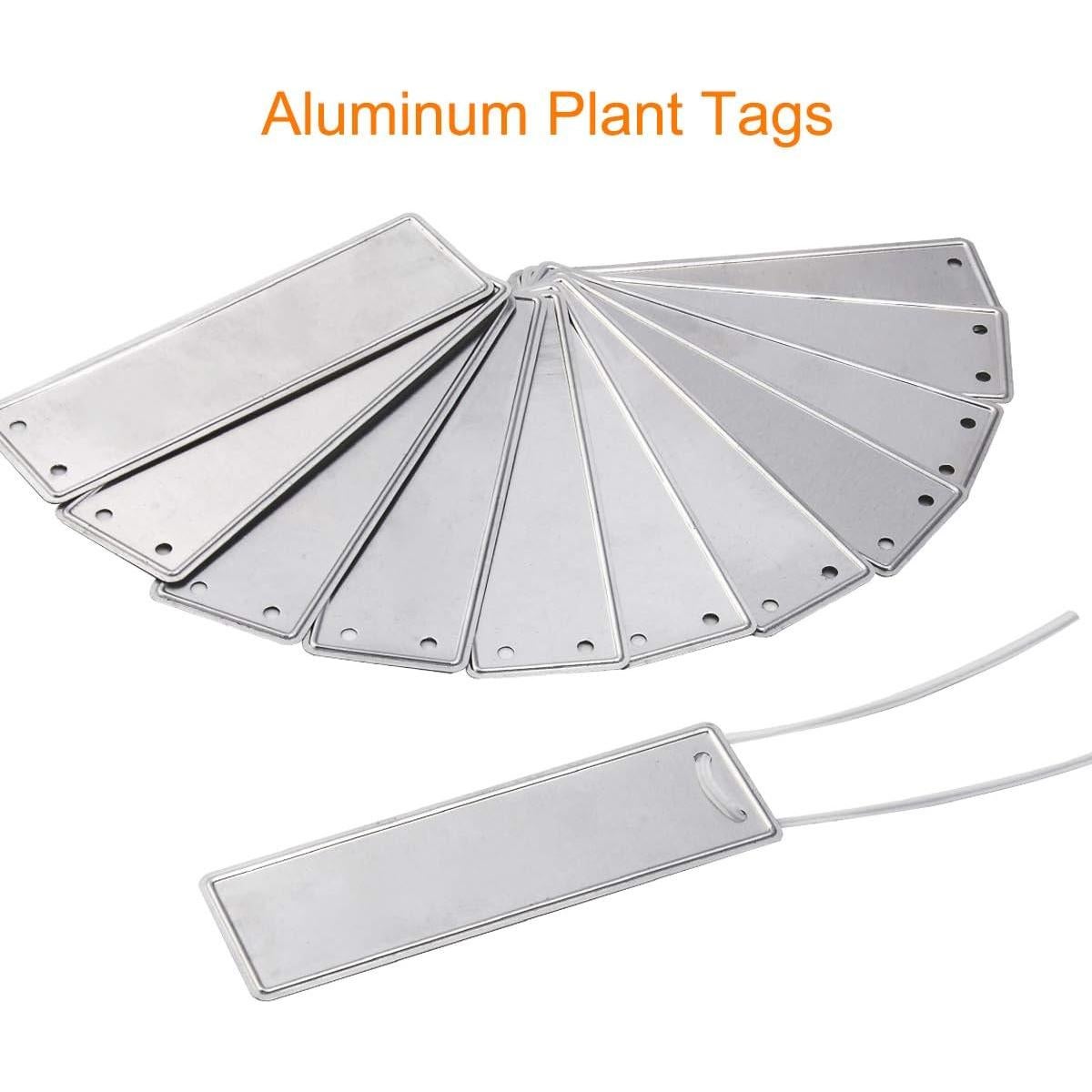 Etiquetas de Plantas Coolrunner de Aluminio 100 Pcs 6 cm