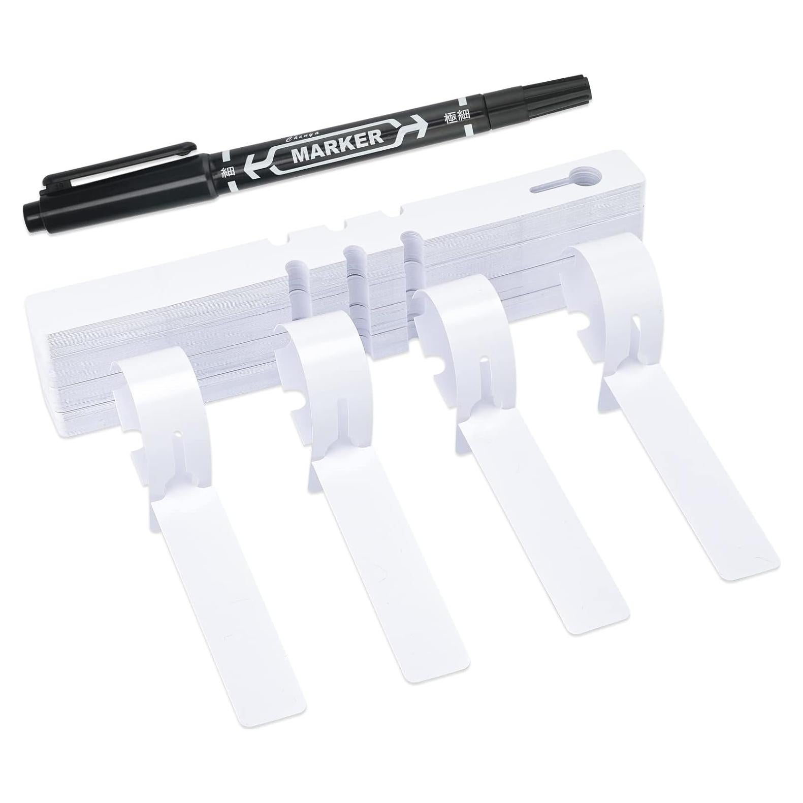 Etiquetas de Plástico KINGLAKE 200 Pcs 2x20cm para Jardín