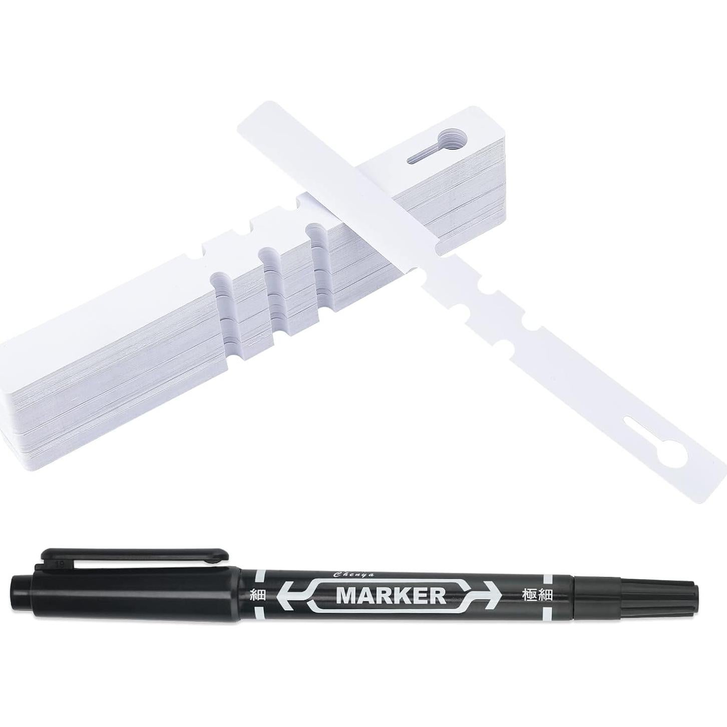 Etiquetas de Plástico KINGLAKE 200 Pcs 2x20cm para Jardín