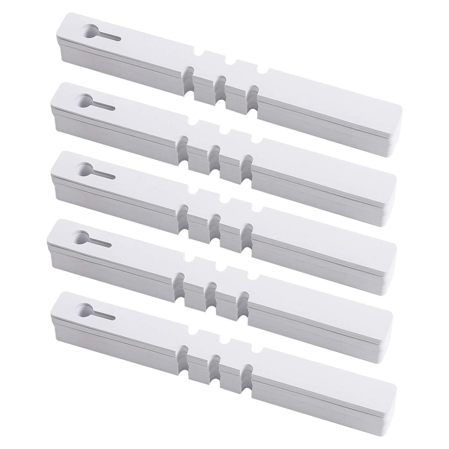Etiquetas de Plantas KINJOEK 1200 PCS Blancas Ajustables 20cm