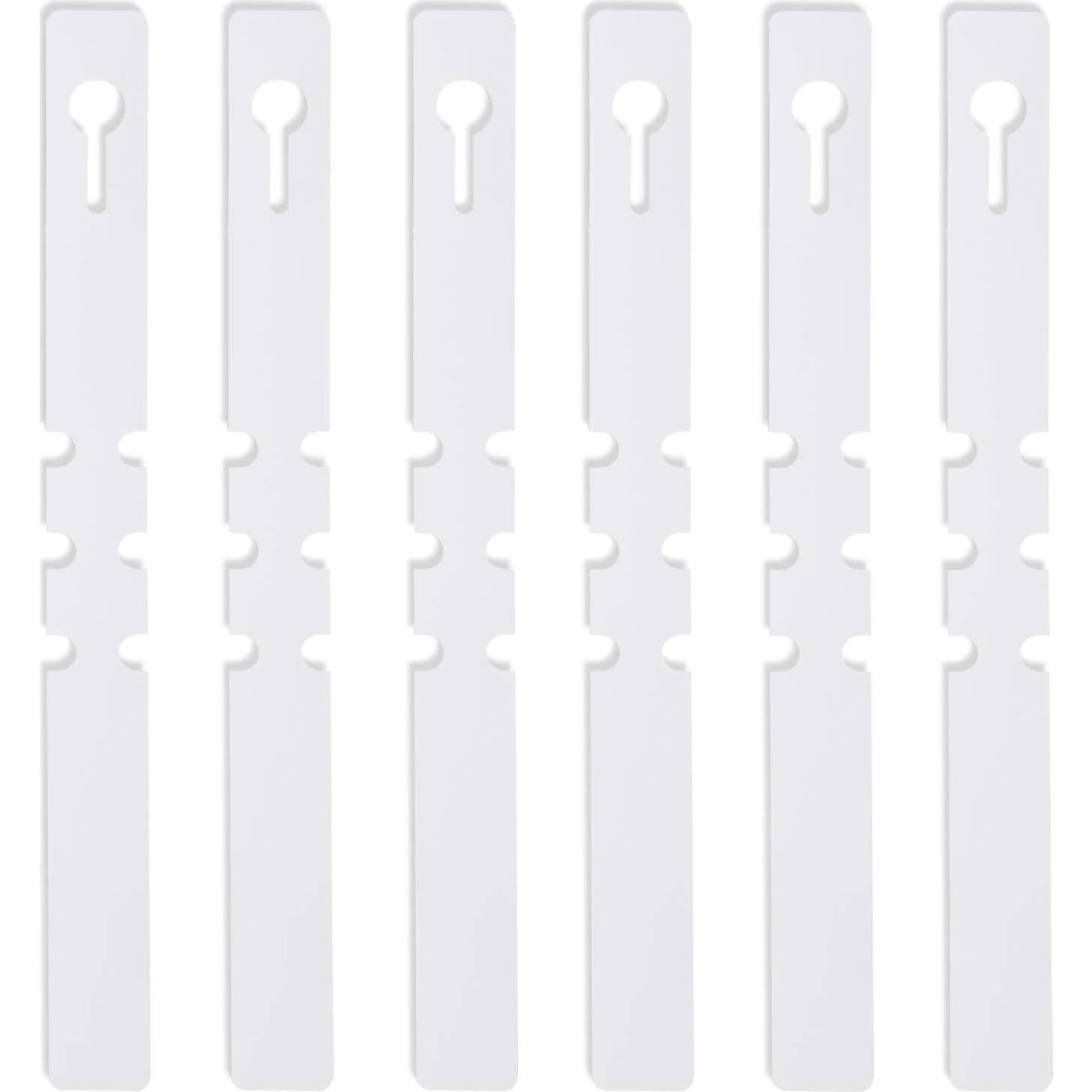 Etiquetas de Plantas KINJOEK 1200 PCS Blancas Ajustables 20cm
