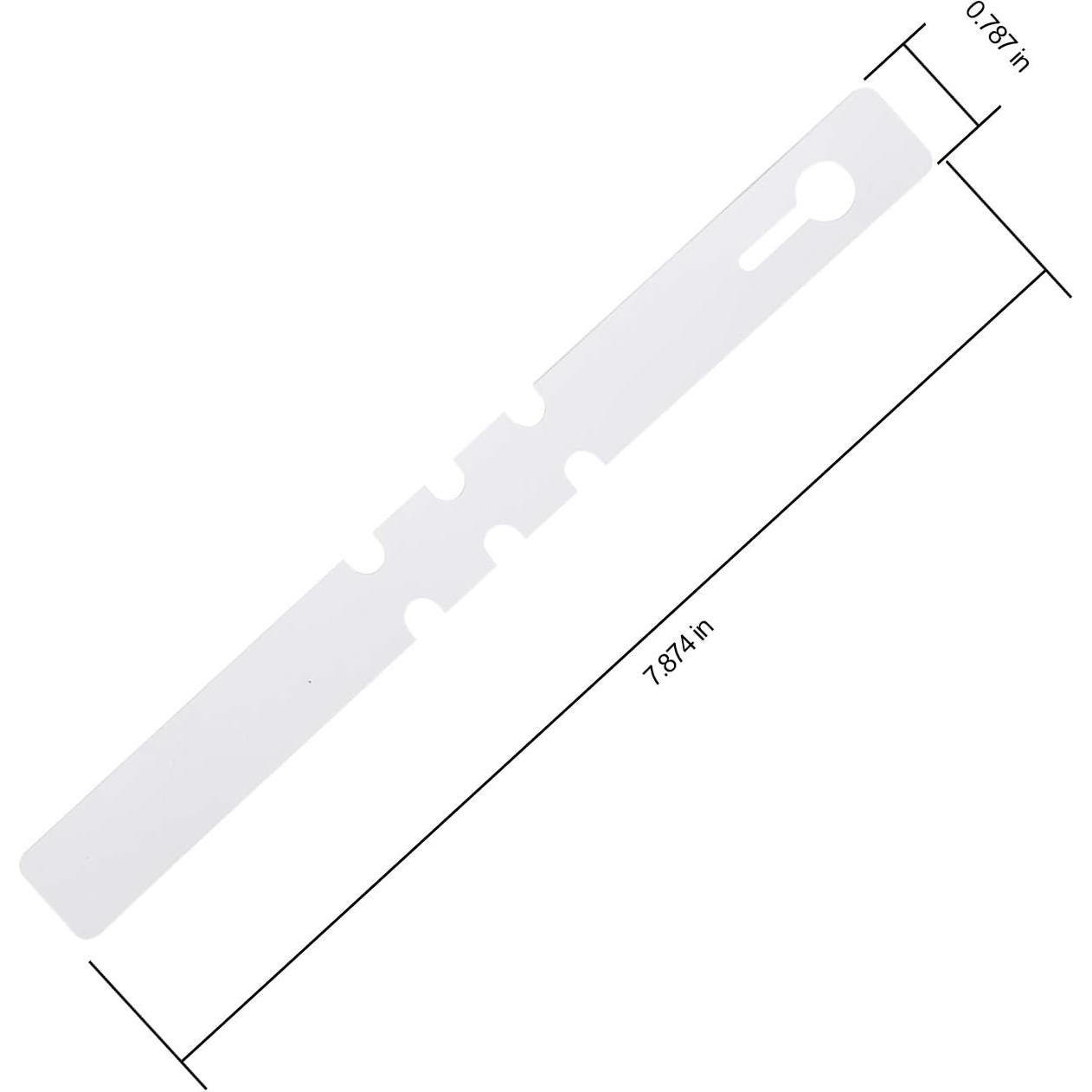 Etiquetas de Plantas KINJOEK 1200 PCS Blancas Ajustables 20cm