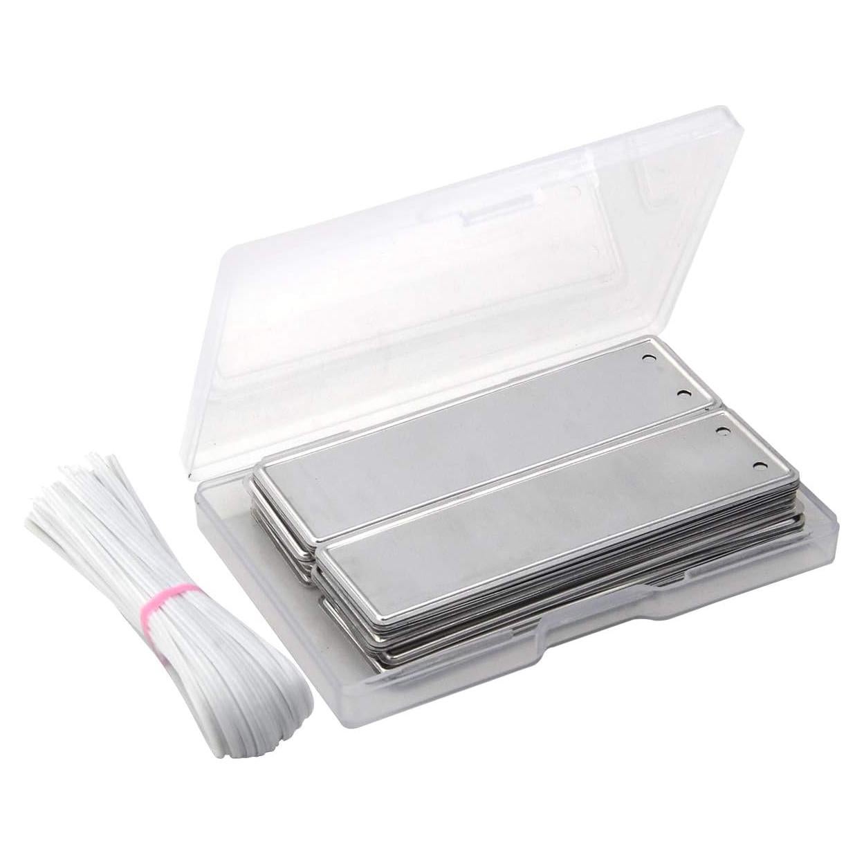 Etiquetas de Aluminio para Plantas Coolrunner 150 Pcs 1x8.2 cm