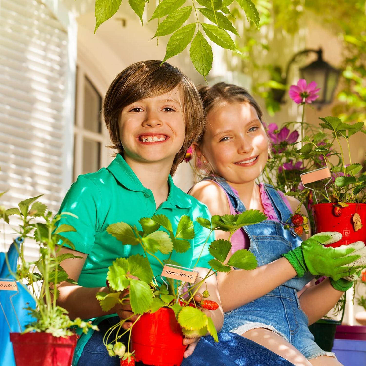 100 Etiquetas de Jardín de Cobre Shimeyao 26.5 cm Resistentes