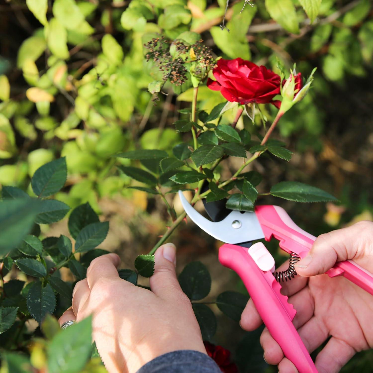 Tijeras de Podar Florales Fiskars Rosa Pétalo - 1.27 cm