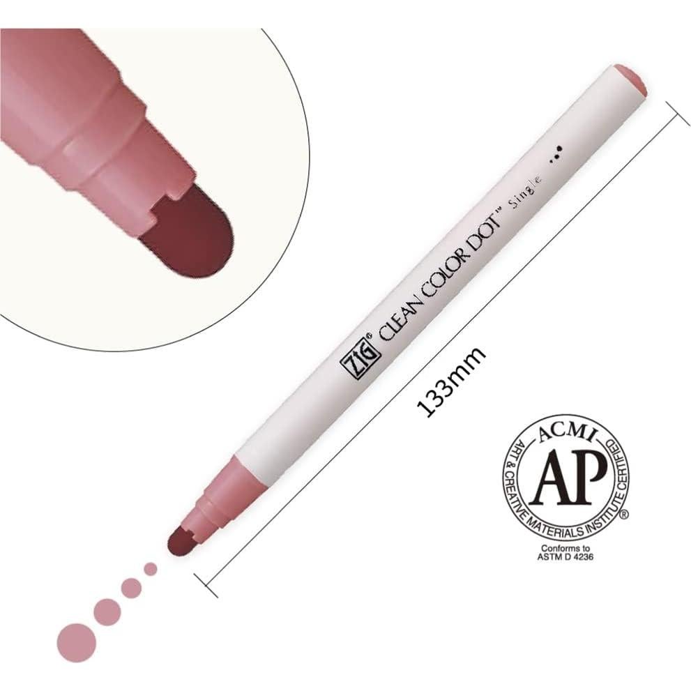 Kuretake CLEAN COLOR DOT Conjunto 6 Colores Mild Smoky