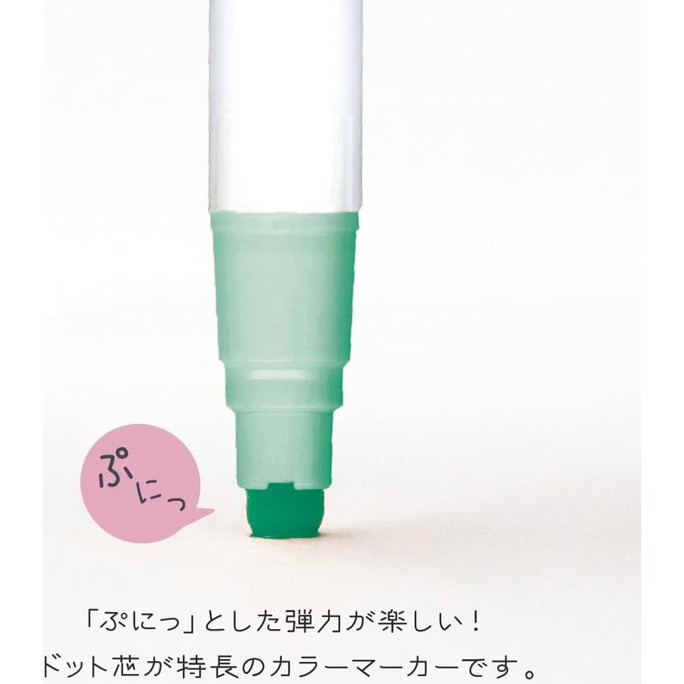 Kuretake CLEAN COLOR DOT Conjunto 6 Colores Mild Smoky