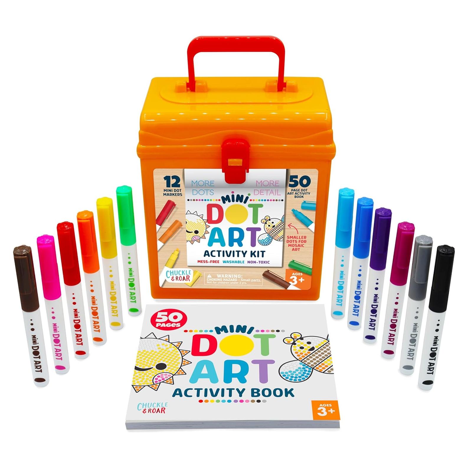 Kit de Actividades de Puntos Chuckle & Roar - 12 Marcadores Lavables