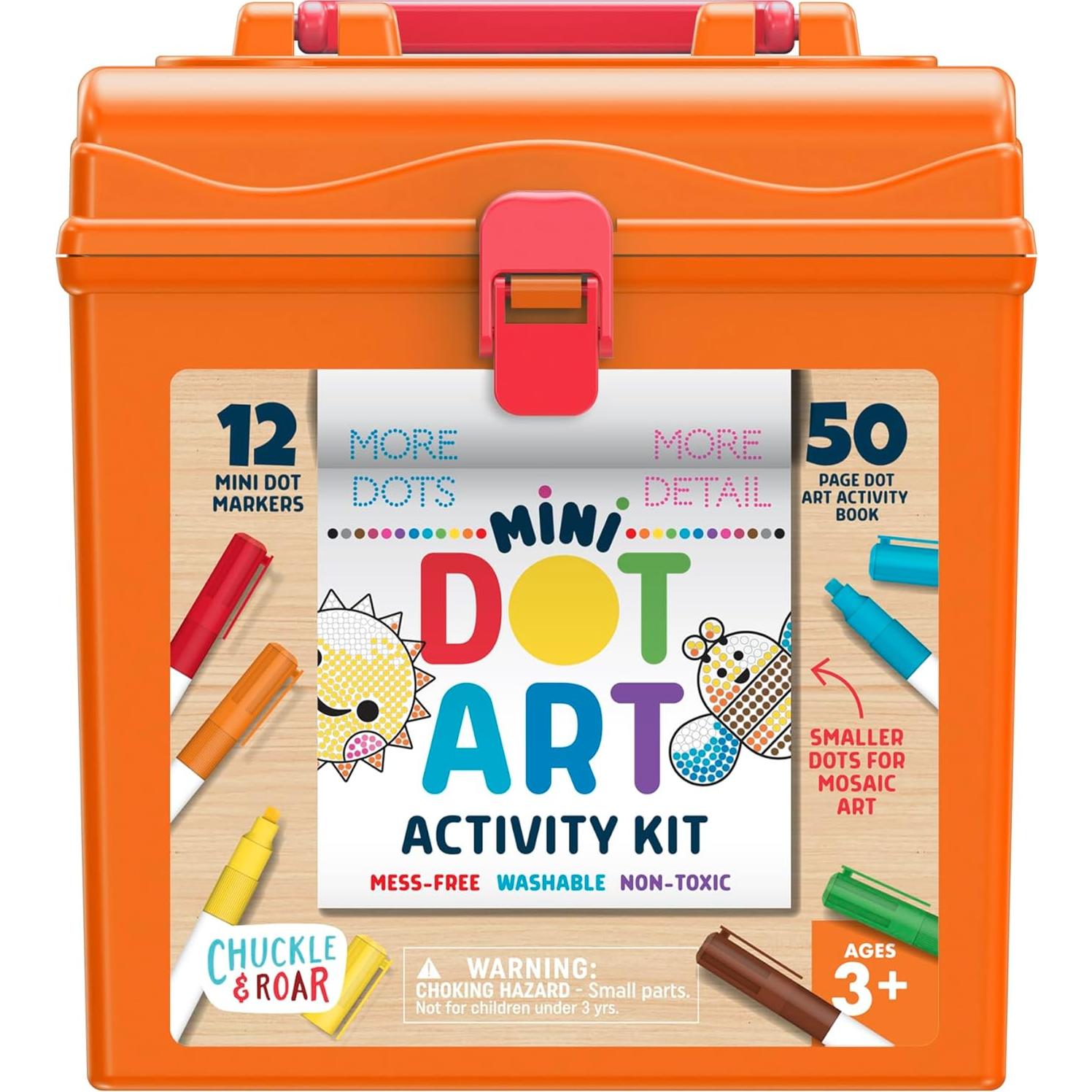 Kit de Actividades de Puntos Chuckle & Roar - 12 Marcadores Lavables