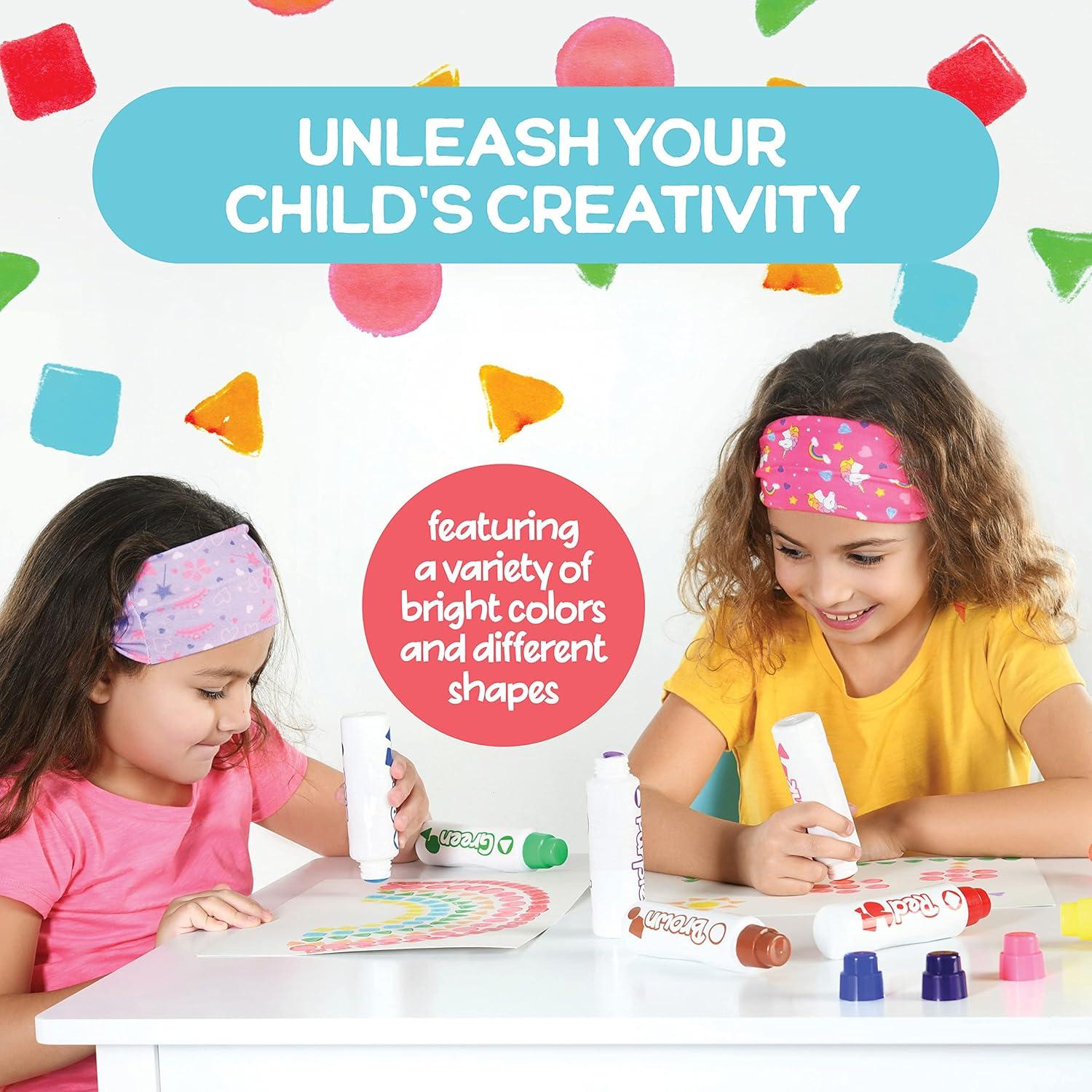 Marcadores de Puntos Lavables ZagGit - Paquete de 8 Colores