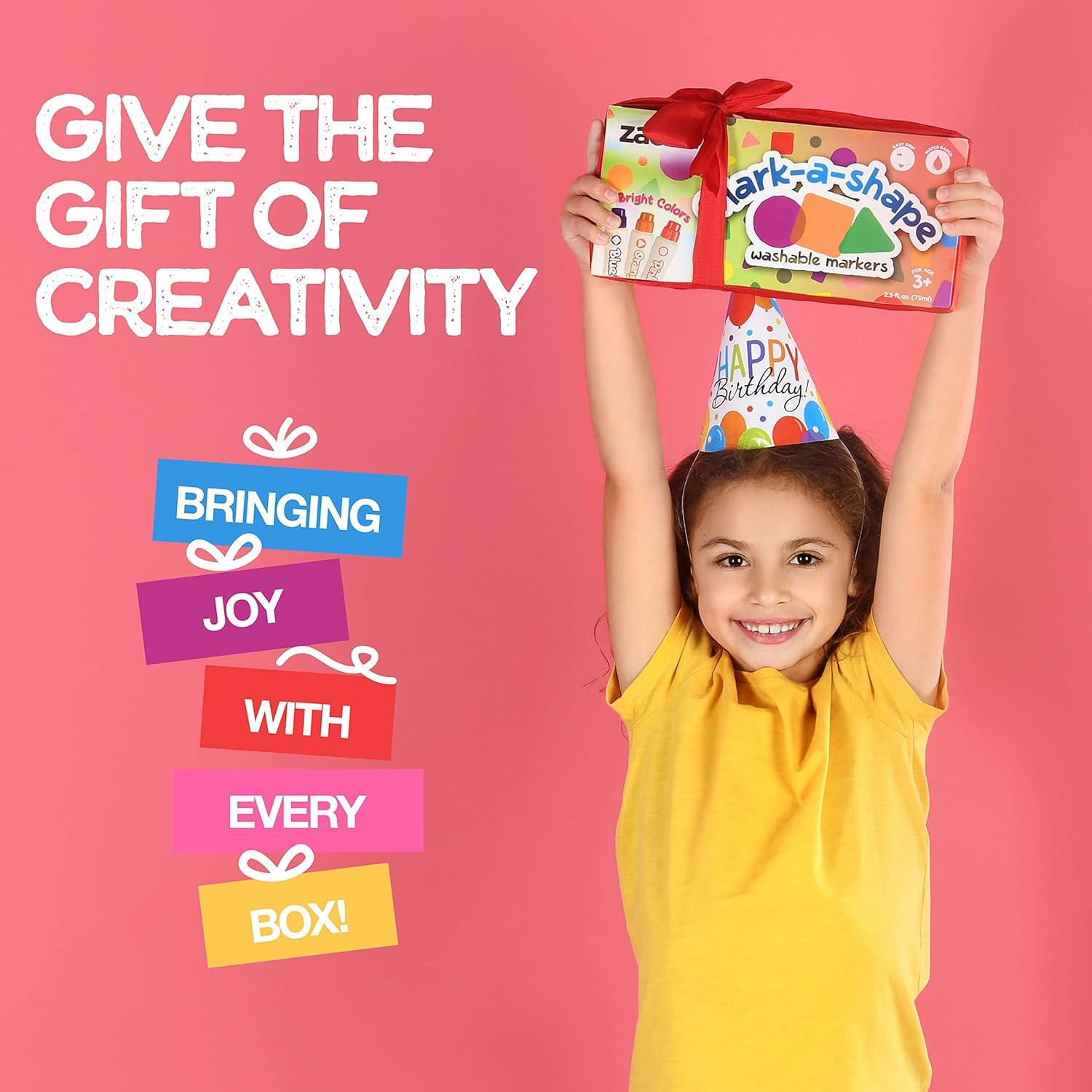 Marcadores de Puntos Lavables ZagGit - Paquete de 8 Colores