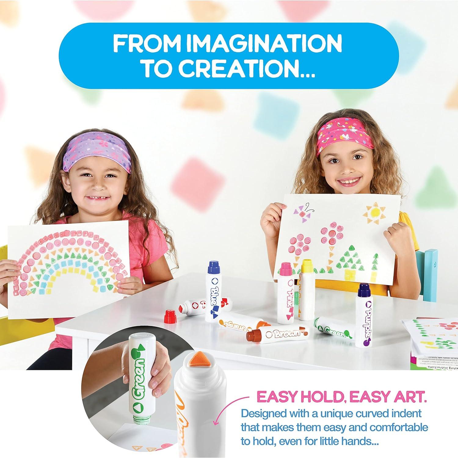 Marcadores de Puntos Lavables ZagGit - Paquete de 8 Colores