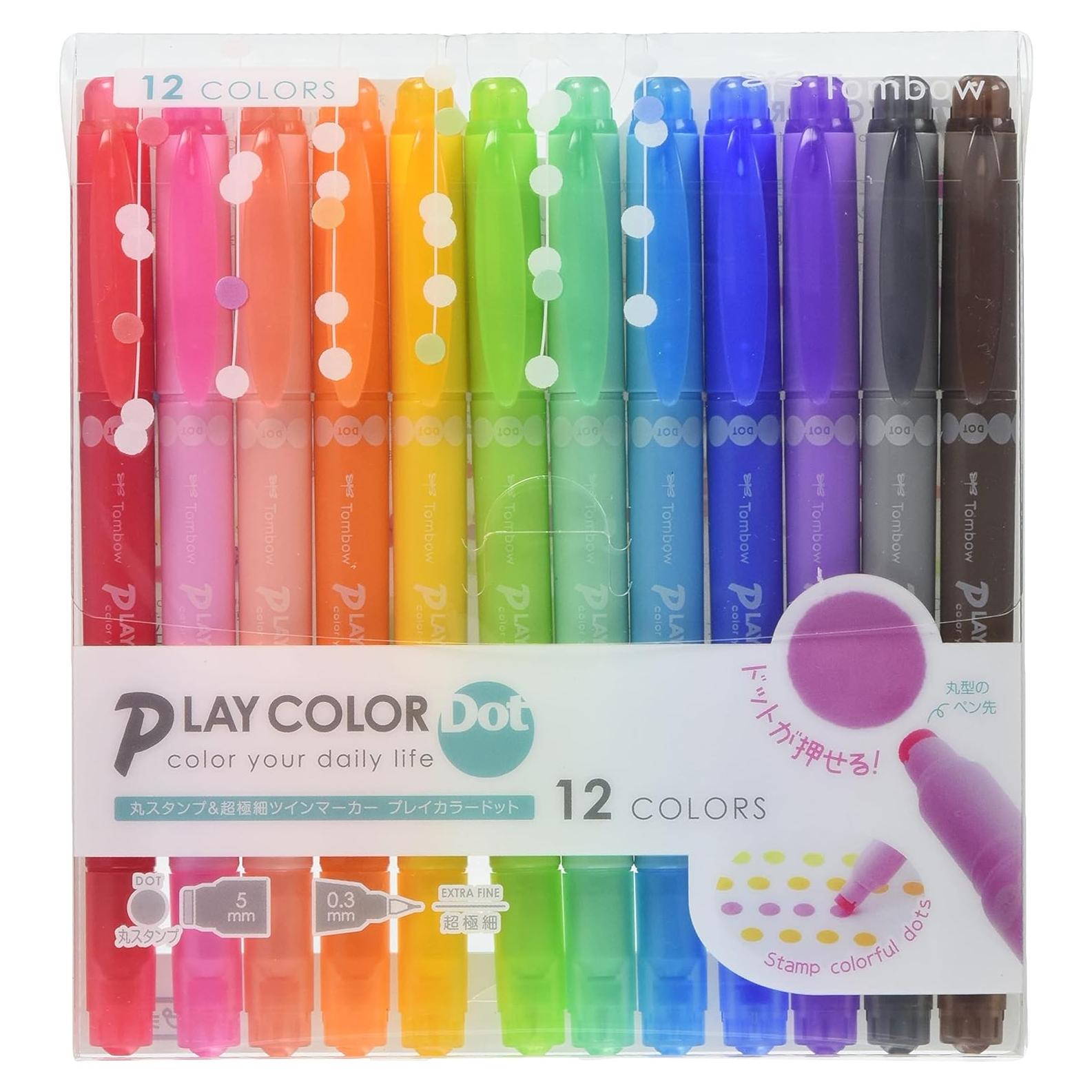 Marcador a Base de Agua Tombow GCE-011 Set de 12 Colores